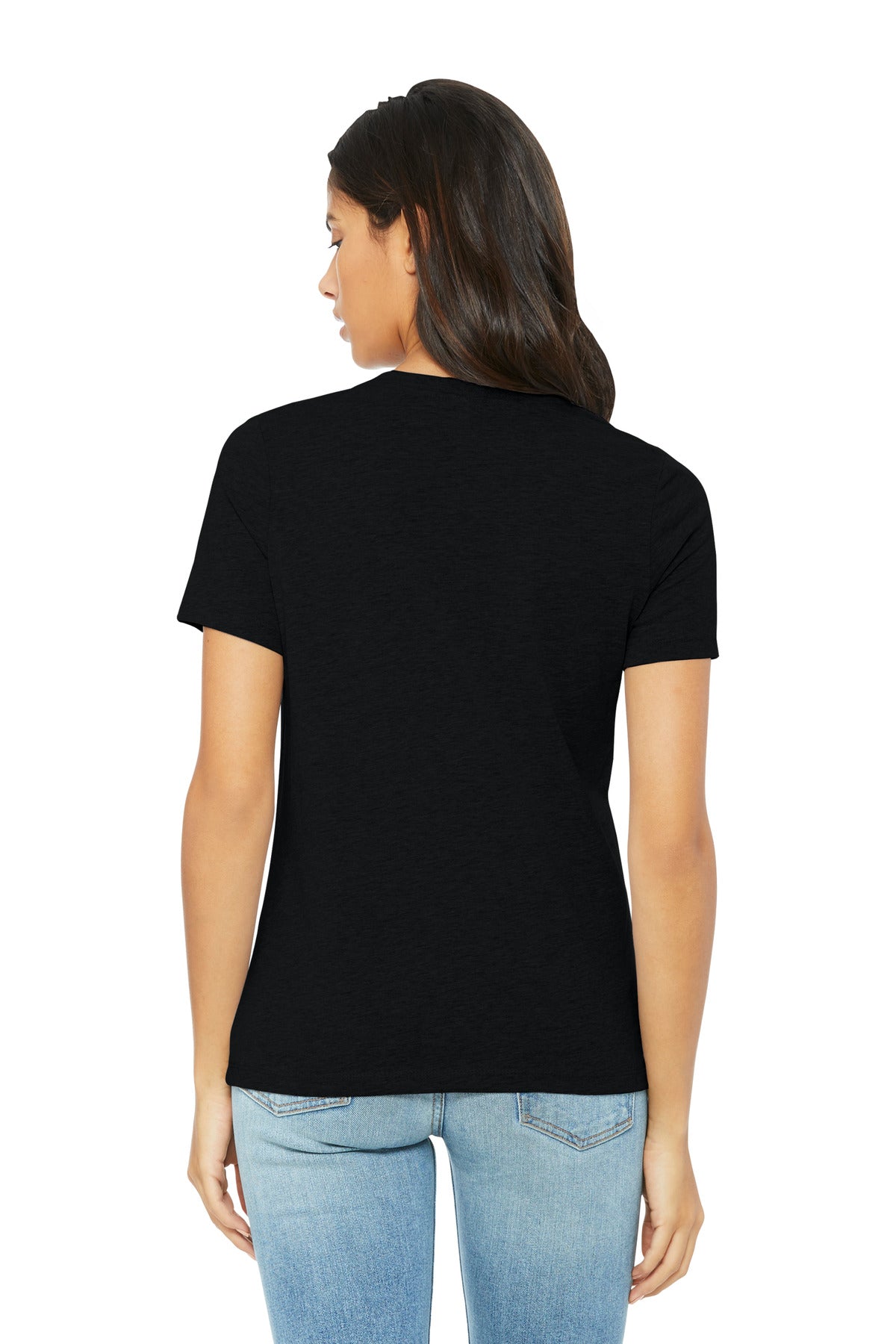 SldBkBlend BELLA+CANVAS Women's Relaxed CVC Tee BC6400CVC