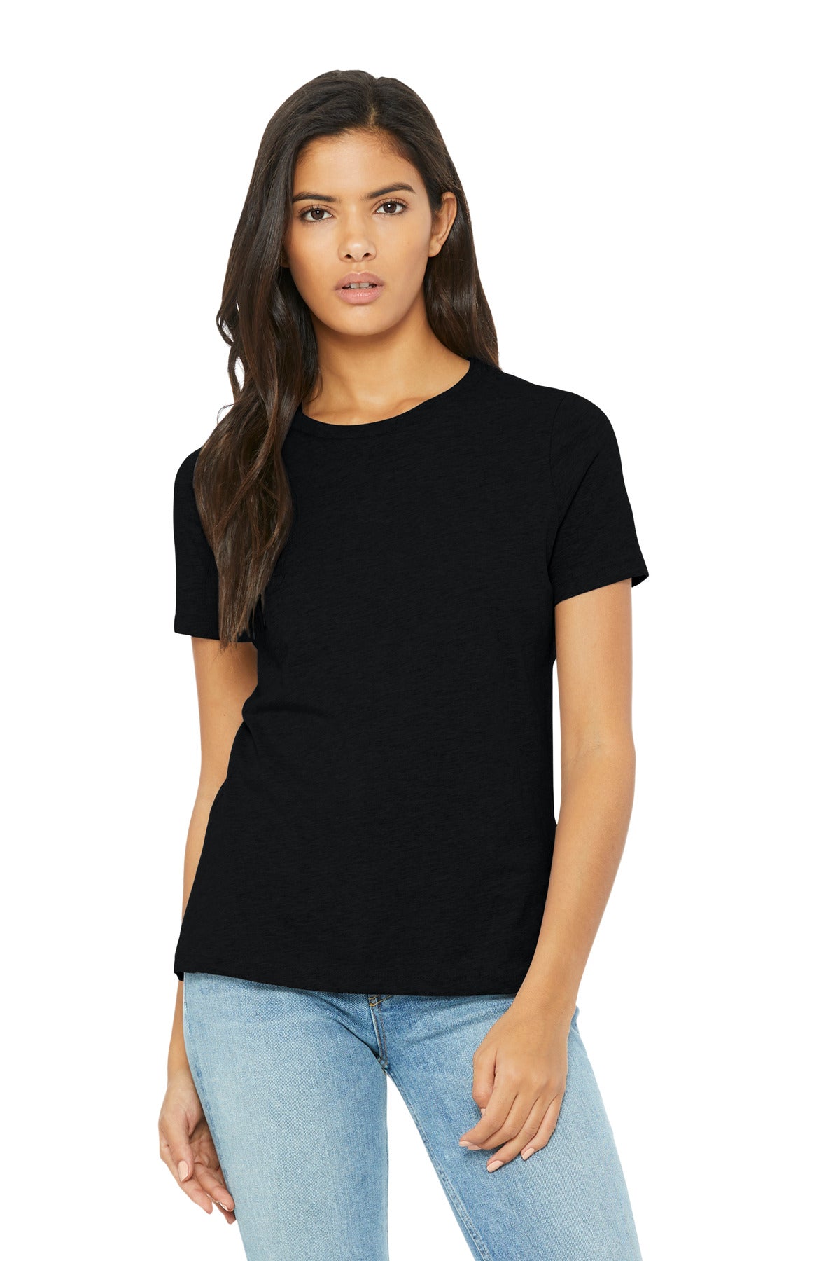 SldBkBlend BELLA+CANVAS Women's Relaxed CVC Tee BC6400CVC