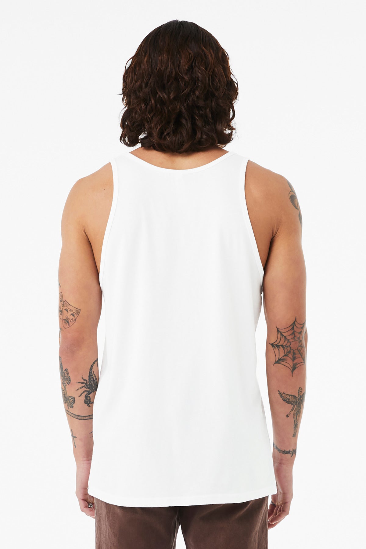 SldWhBlend BELLA+CANVAS Unisex Heather CVC Tank BC3480CVC