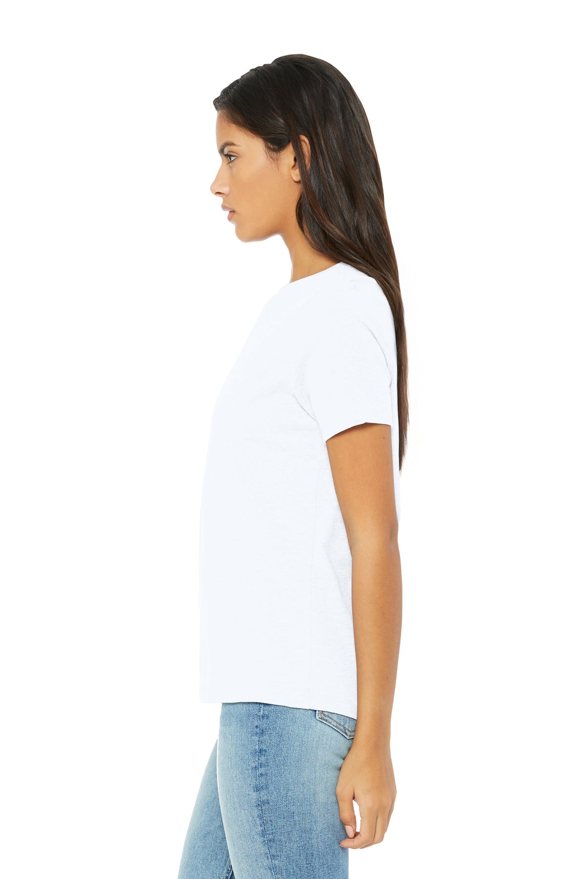 SldWhBlend BELLA+CANVAS Women's Relaxed CVC Tee BC6400CVC