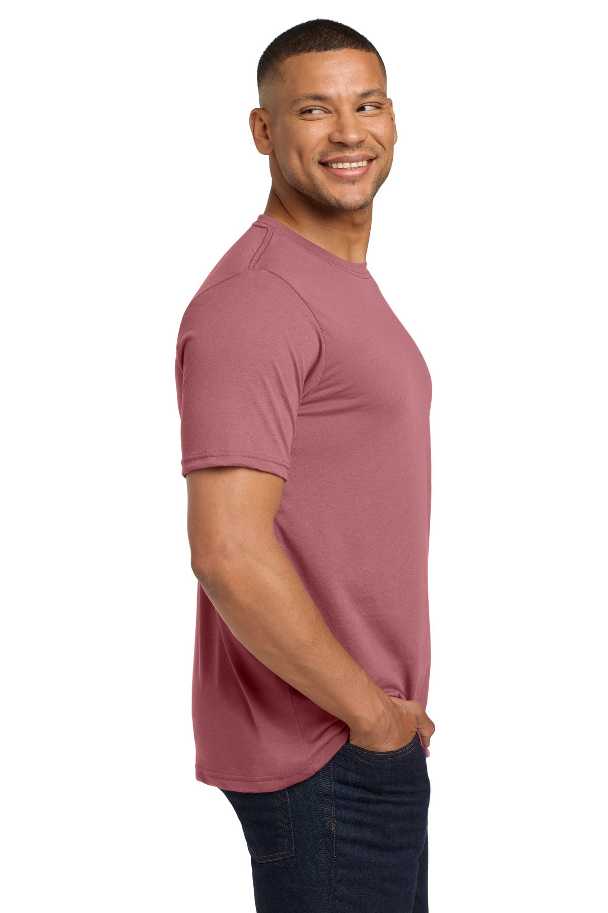 SmkPaprika Next Level Apparel Adult Poly/Cotton Tee. NL6200