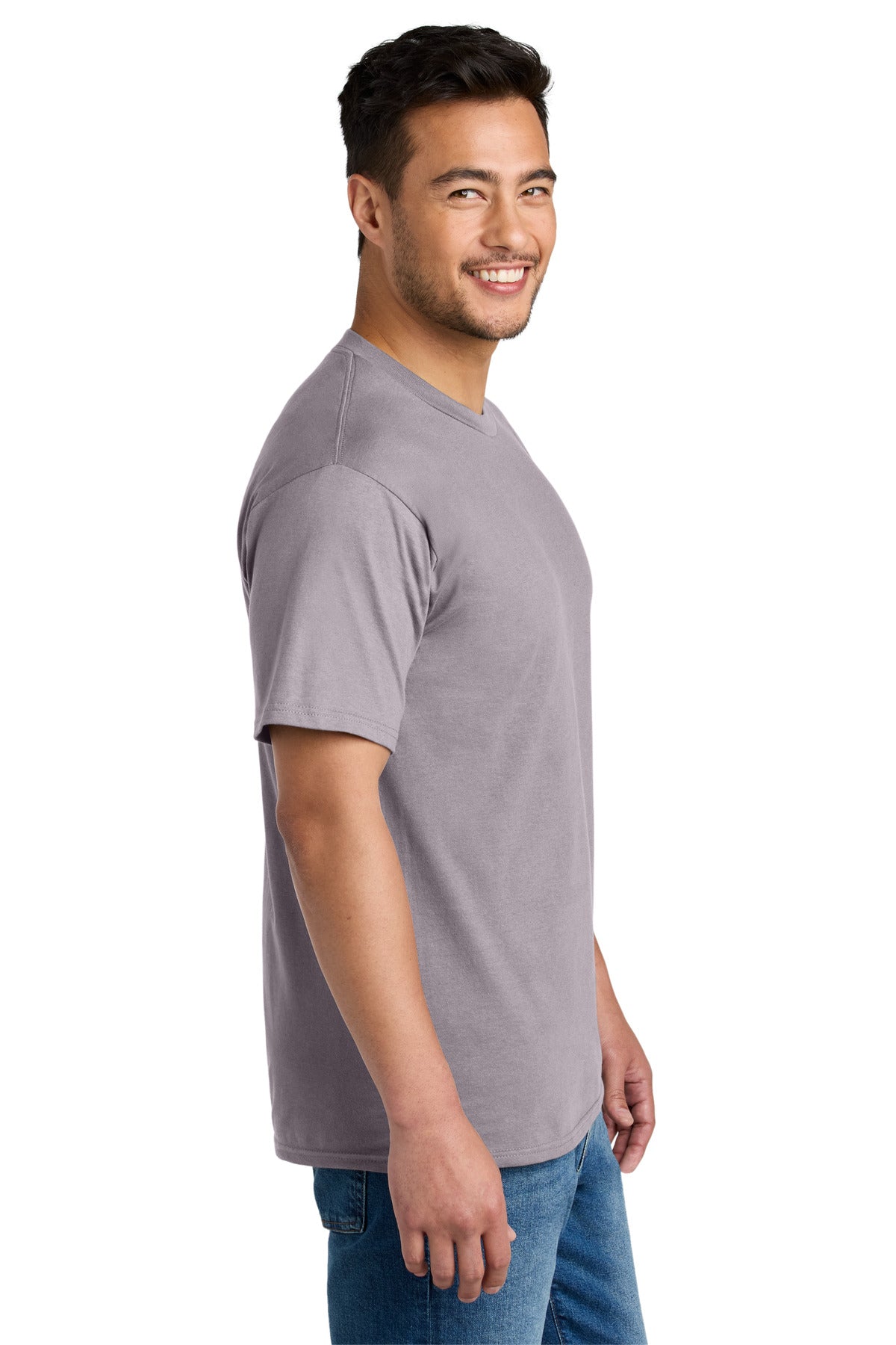 SmkyAmthst Port & Co CVC Tee PC340
