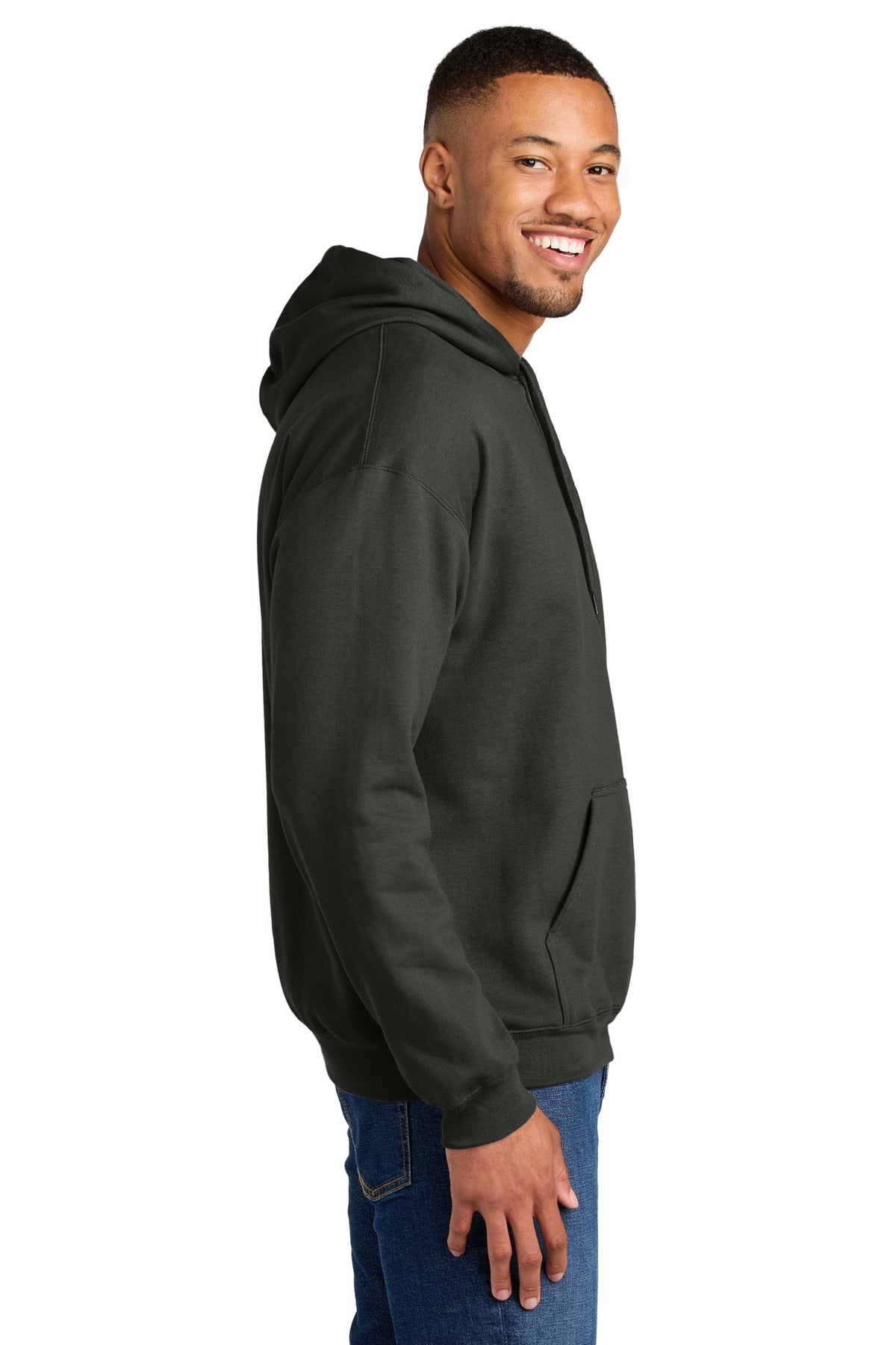 Smoke Gildan Softstyle Midweight Pullover Hooded Sweatshirt SF500