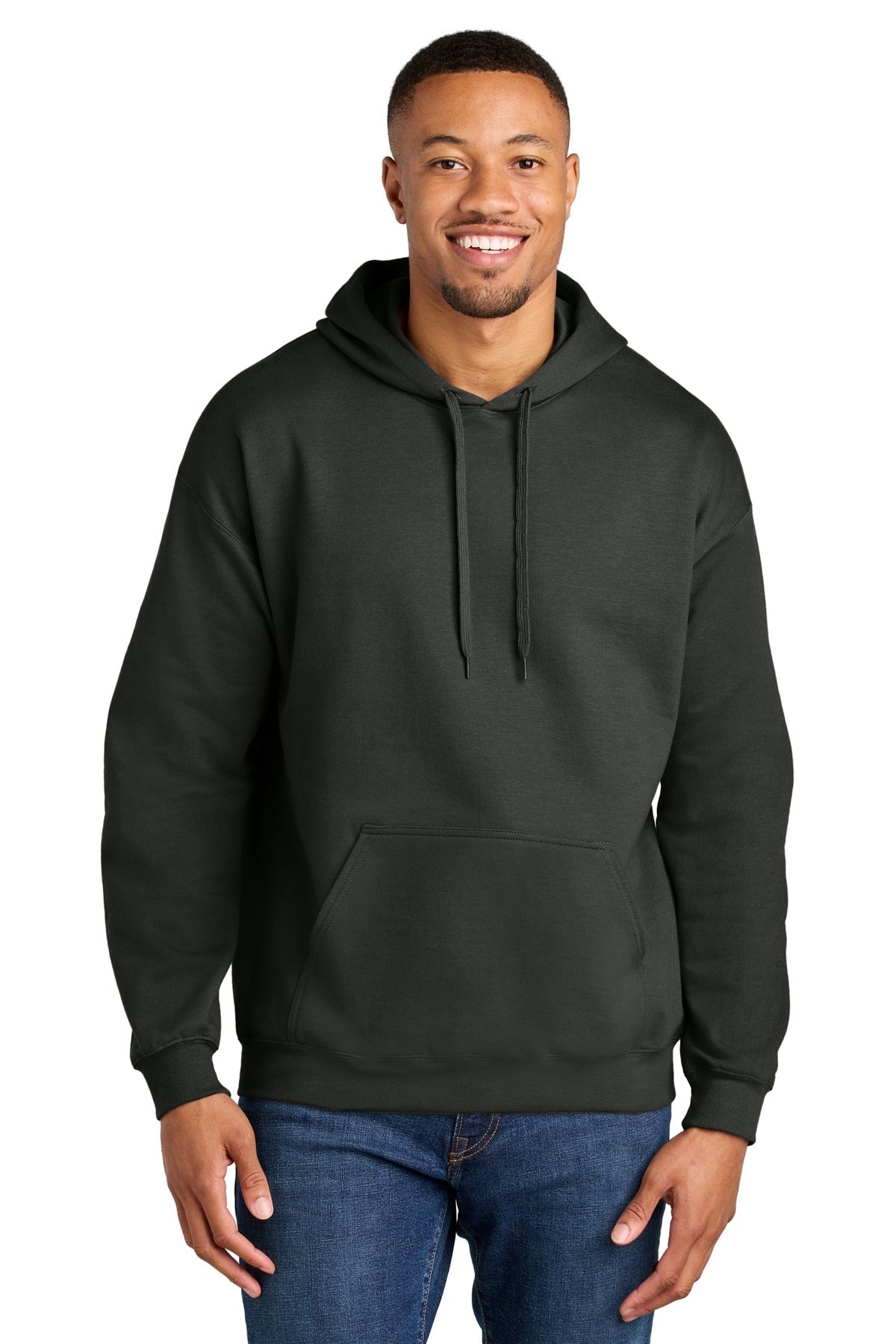 Smoke Gildan Softstyle Midweight Pullover Hooded Sweatshirt SF500