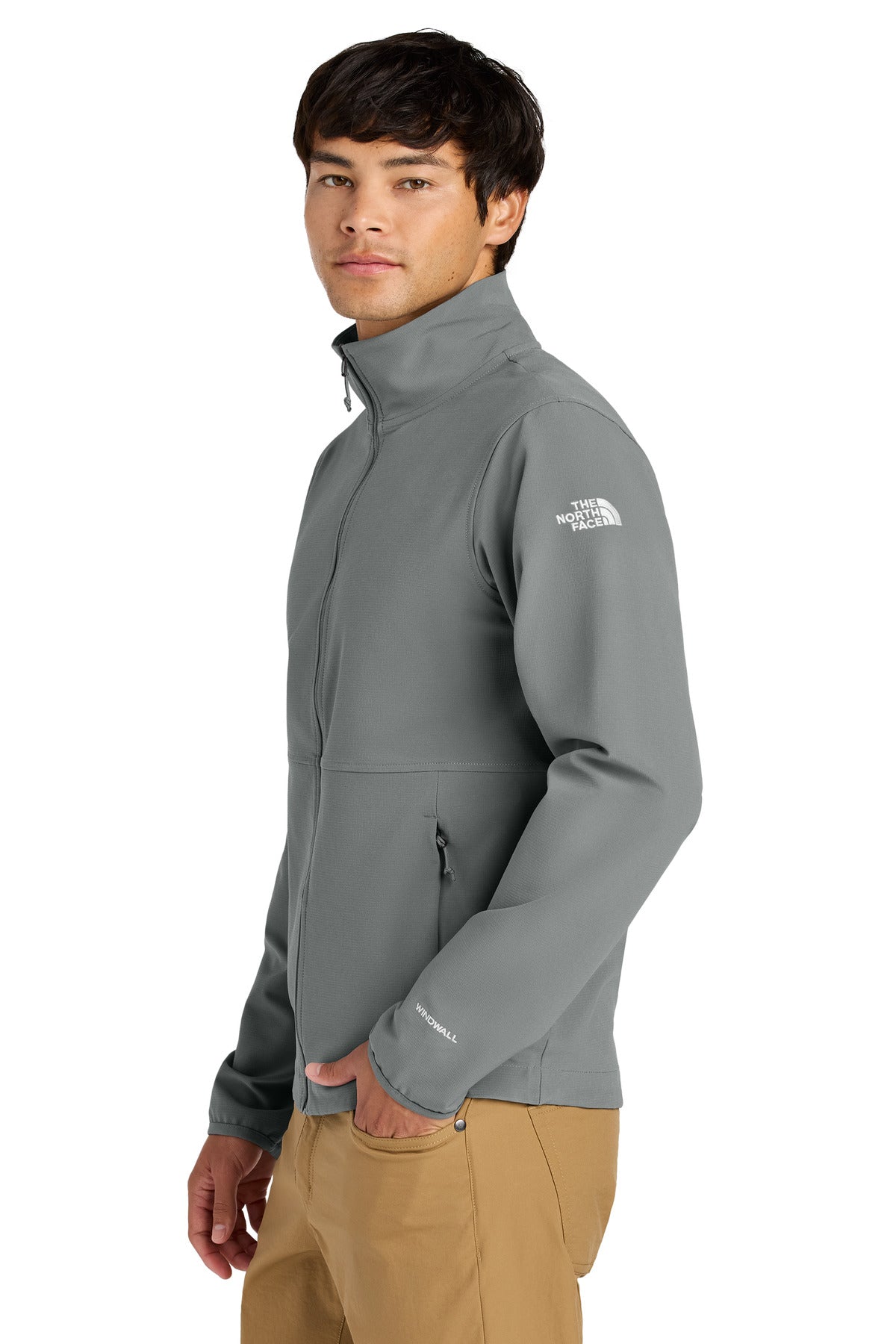 SmokedPrGy The North Face Edge Stretch Soft Shell Jacket NF0A8ENN