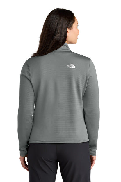 SmokedPrGy The North Face Women's Aim 1/4-Zip Fleece NF0A8FQK