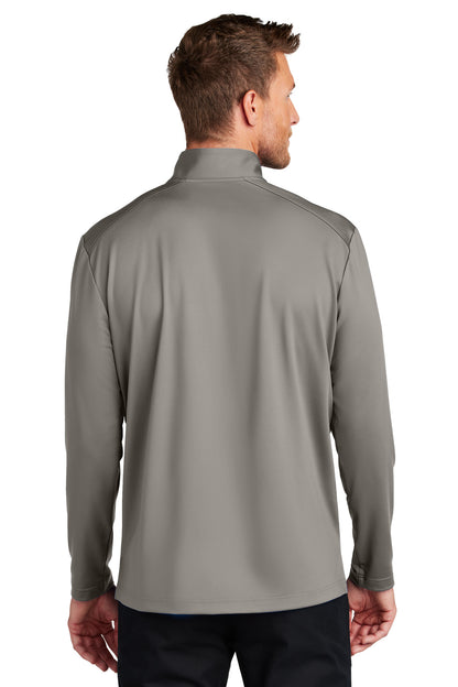 SmokeGrey Port Authority C-FREE Double Knit 1/4-Zip K880