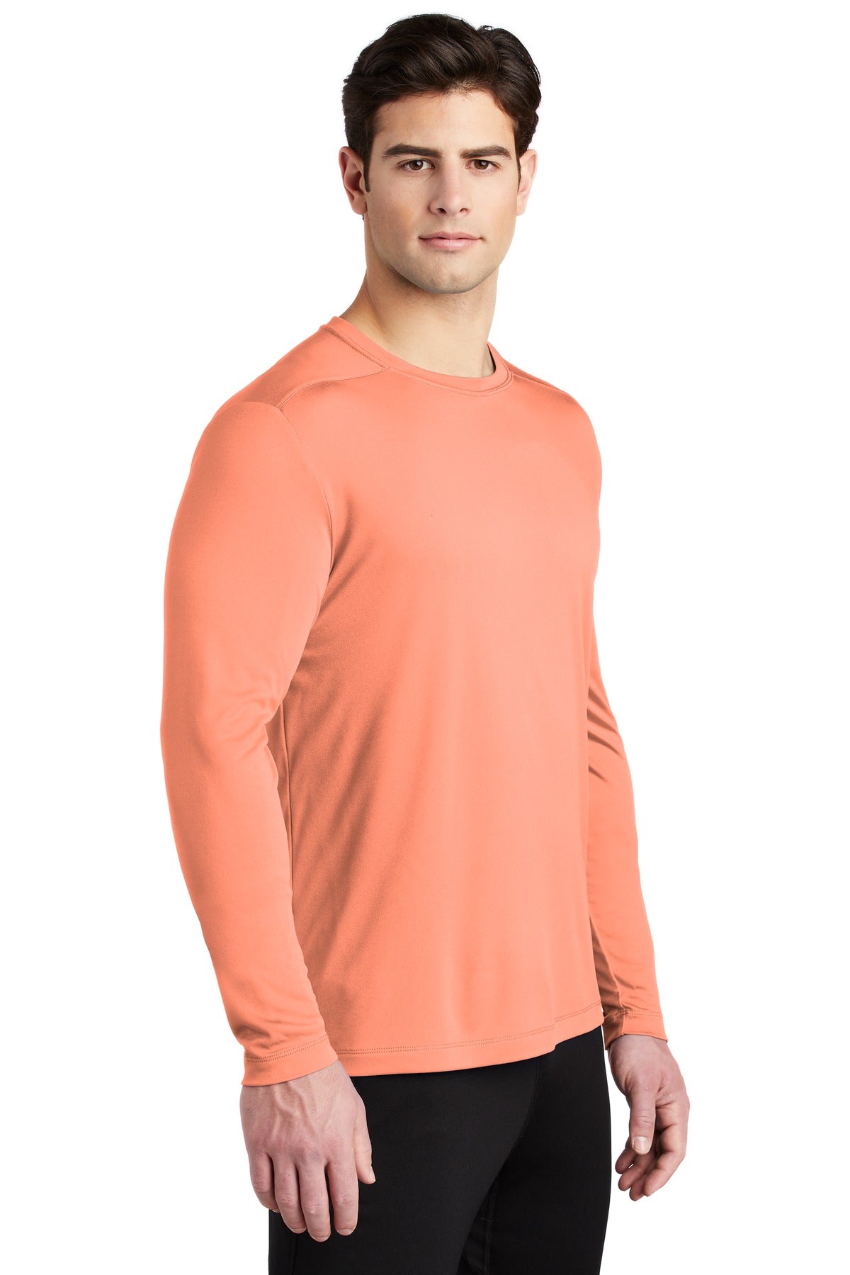 Soft Coral Sport-Tek Posi-UV Pro Long Sleeve Tee. ST420LS