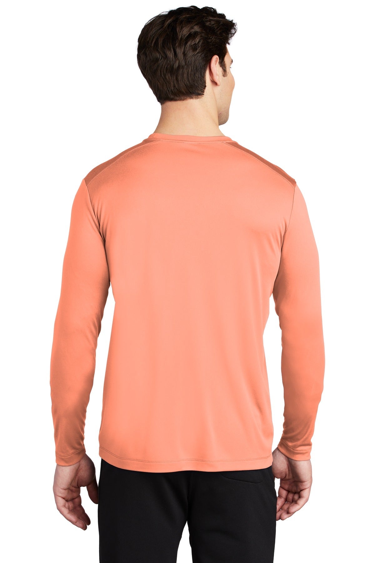 Soft Coral Sport-Tek Posi-UV Pro Long Sleeve Tee. ST420LS