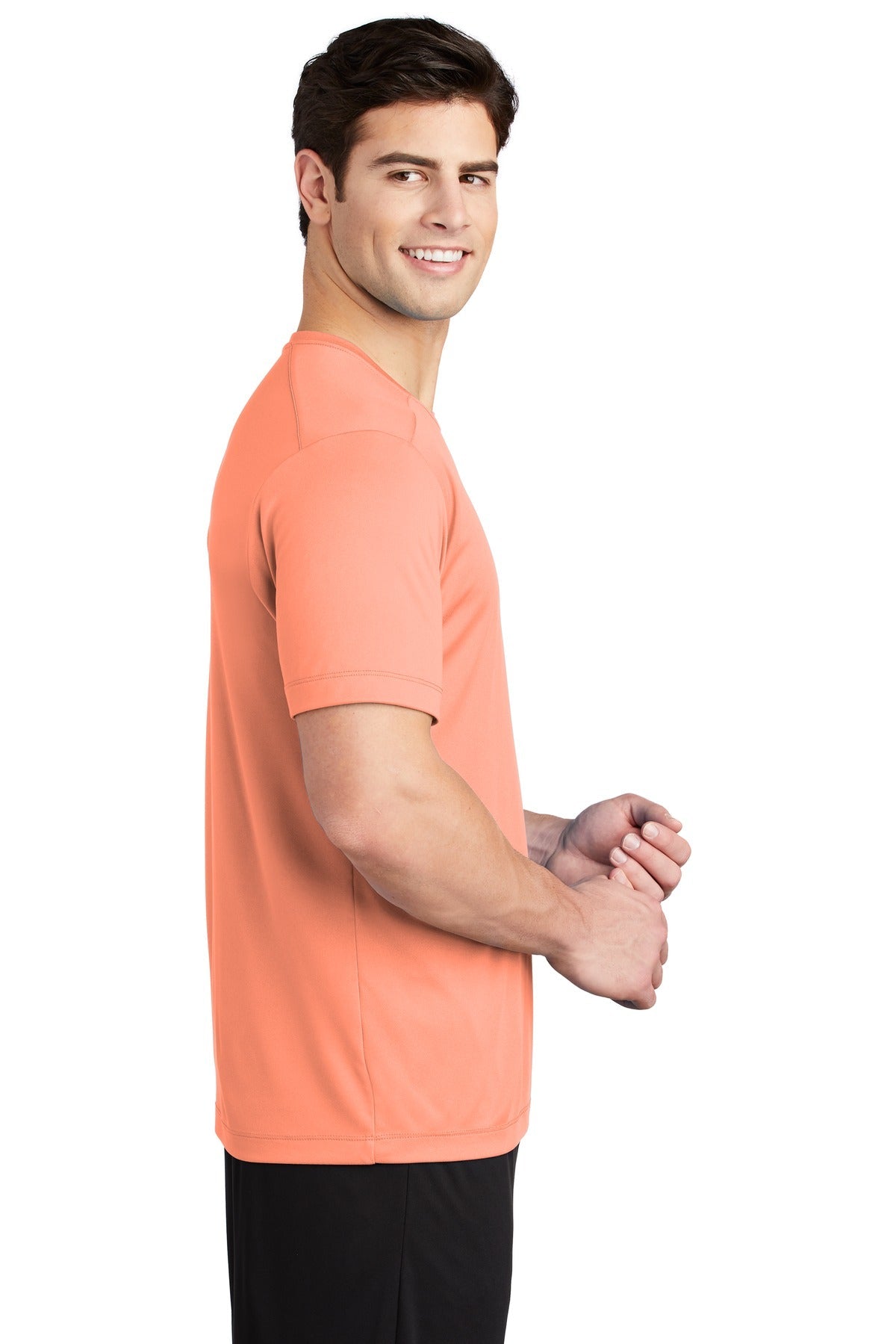 Soft Coral Sport-Tek Posi-UV Pro Tee. ST420