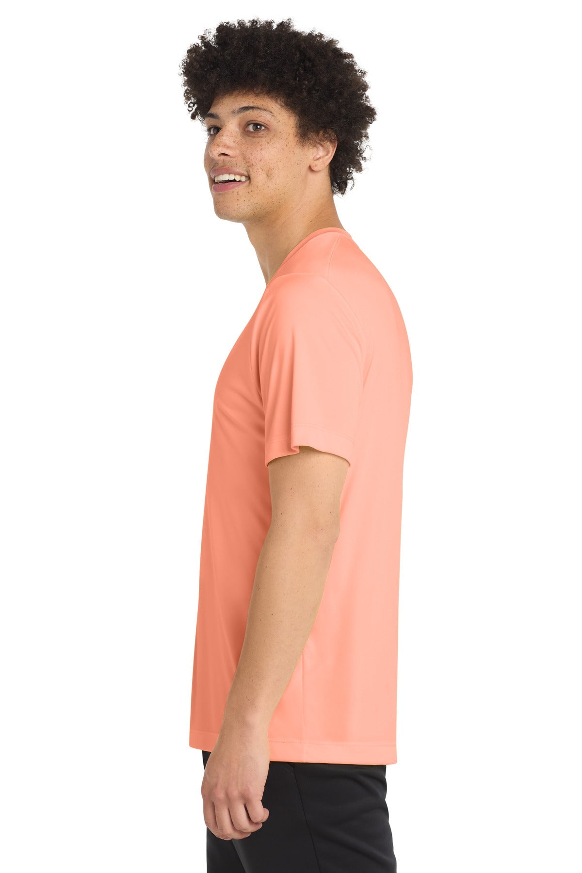Soft Coral Sport-Tek Posi-UV Pro Tee. ST420