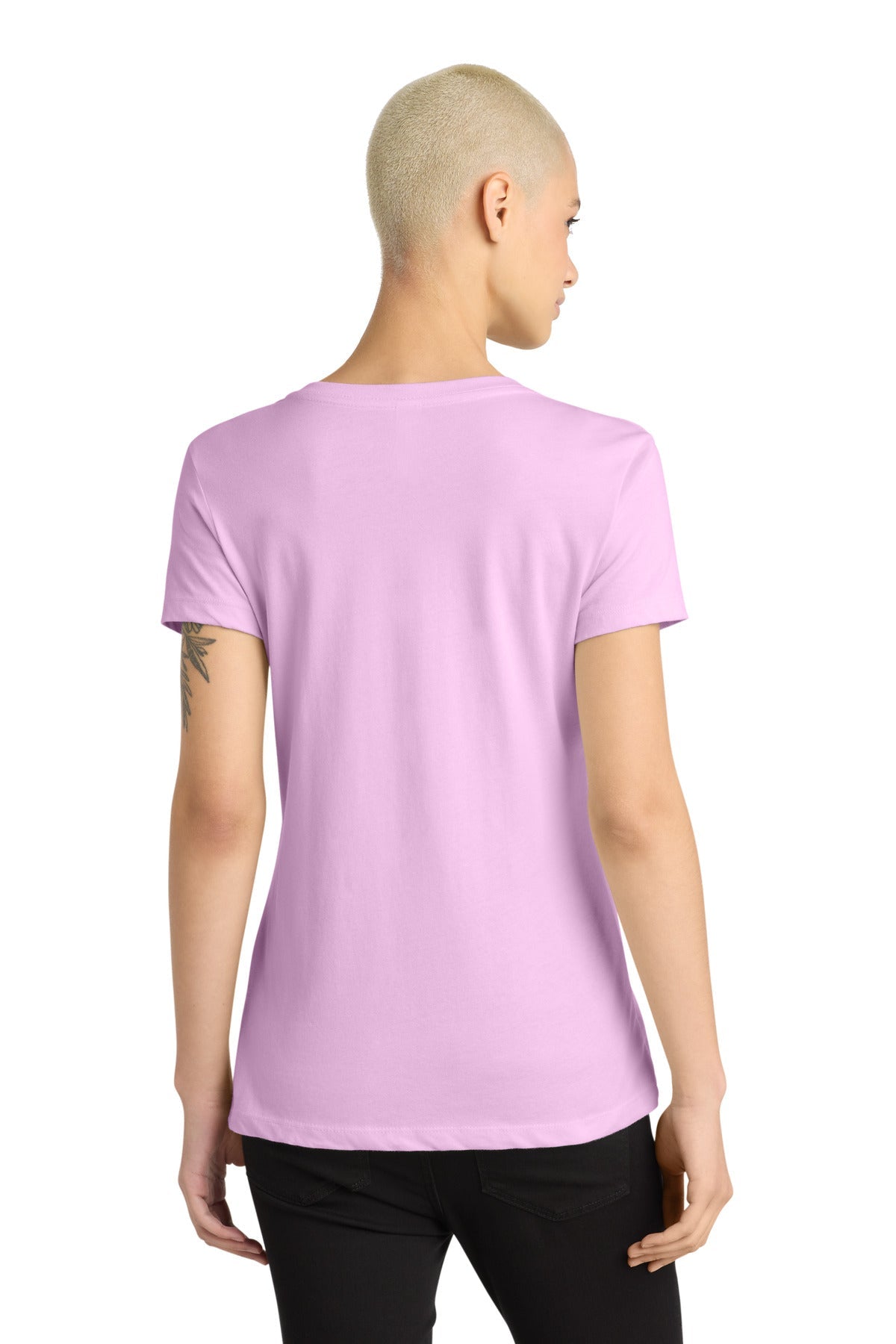 Soft Purple District - Women's Perfect Weight V-Neck Tee. DM1170L