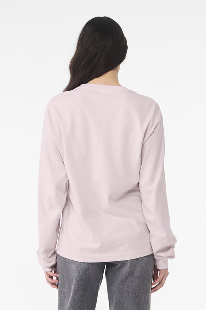 SoftPink BELLA+CANVAS Unisex 6-Ounce Heavyweight Long Sleeve Tee BC3511