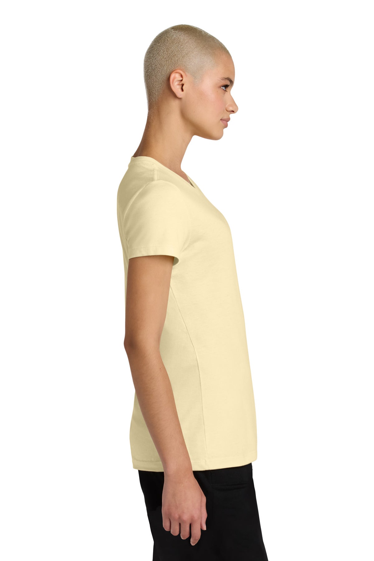 SoftYellow District Women's Perfect Weight CVC Tee DT188