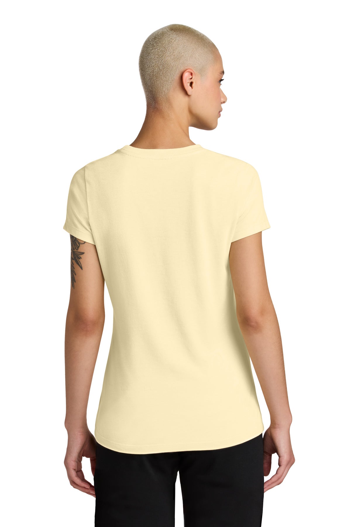 SoftYellow District Women's Perfect Weight CVC Tee DT188