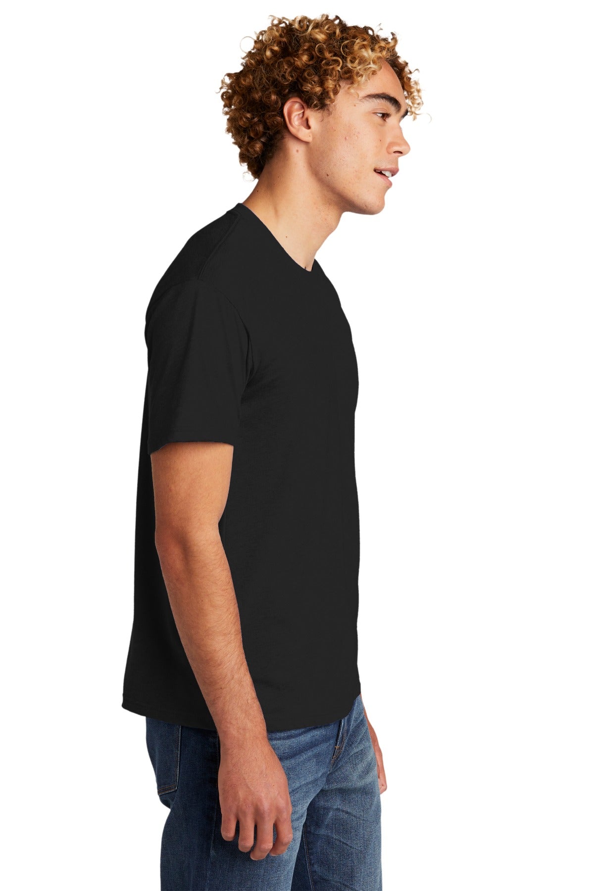 SolidBlack Next Level Apparel Adult Tri-Blend Tee. NL6010