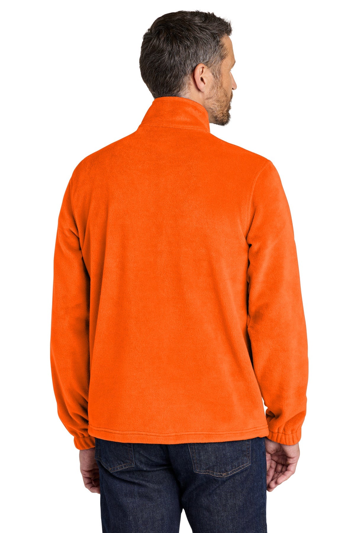 SOrange Port Authority Plush Fleece Full-Zip Jacket F190