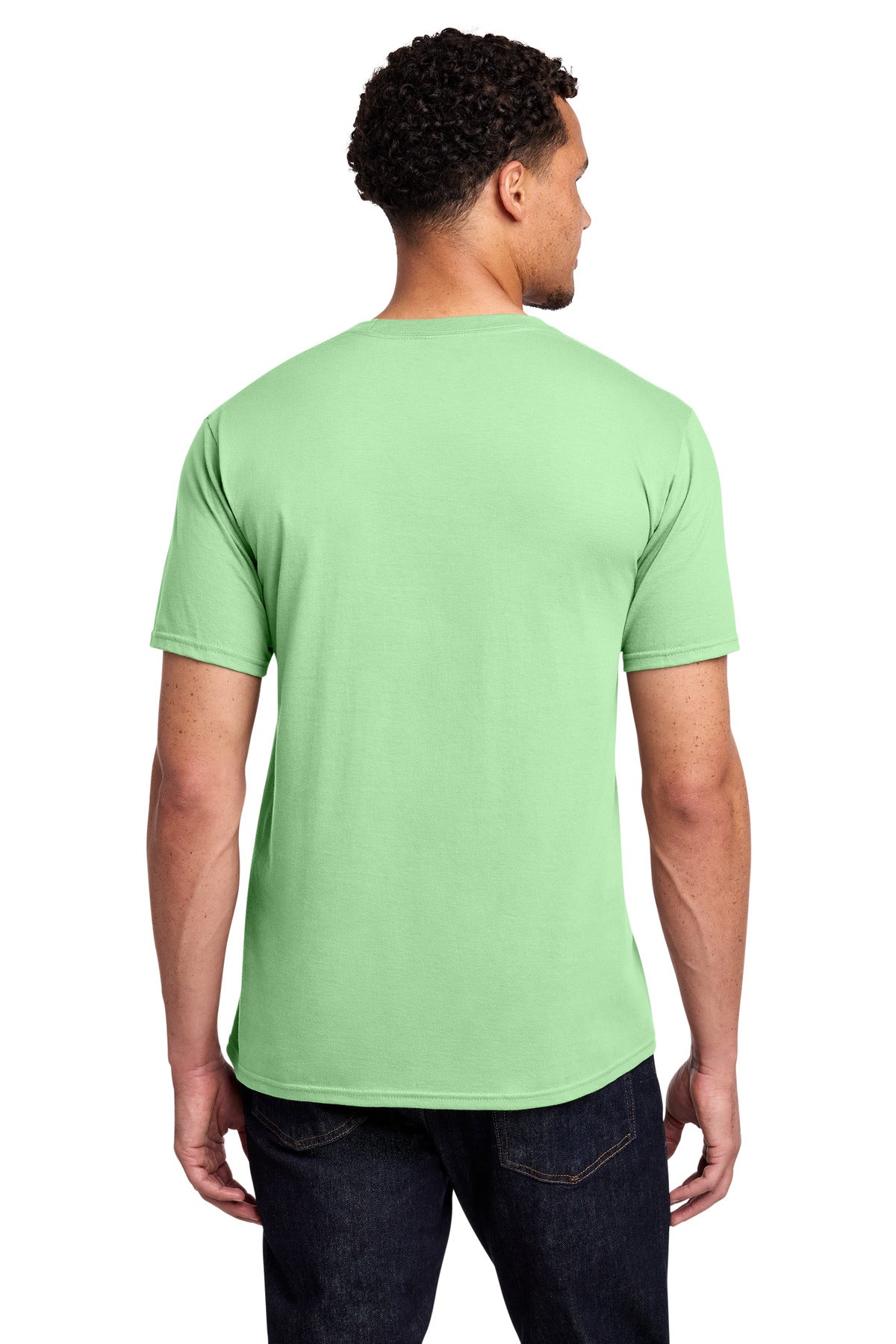 Spearmint Port & Co Fan Favorite Tee. PC450
