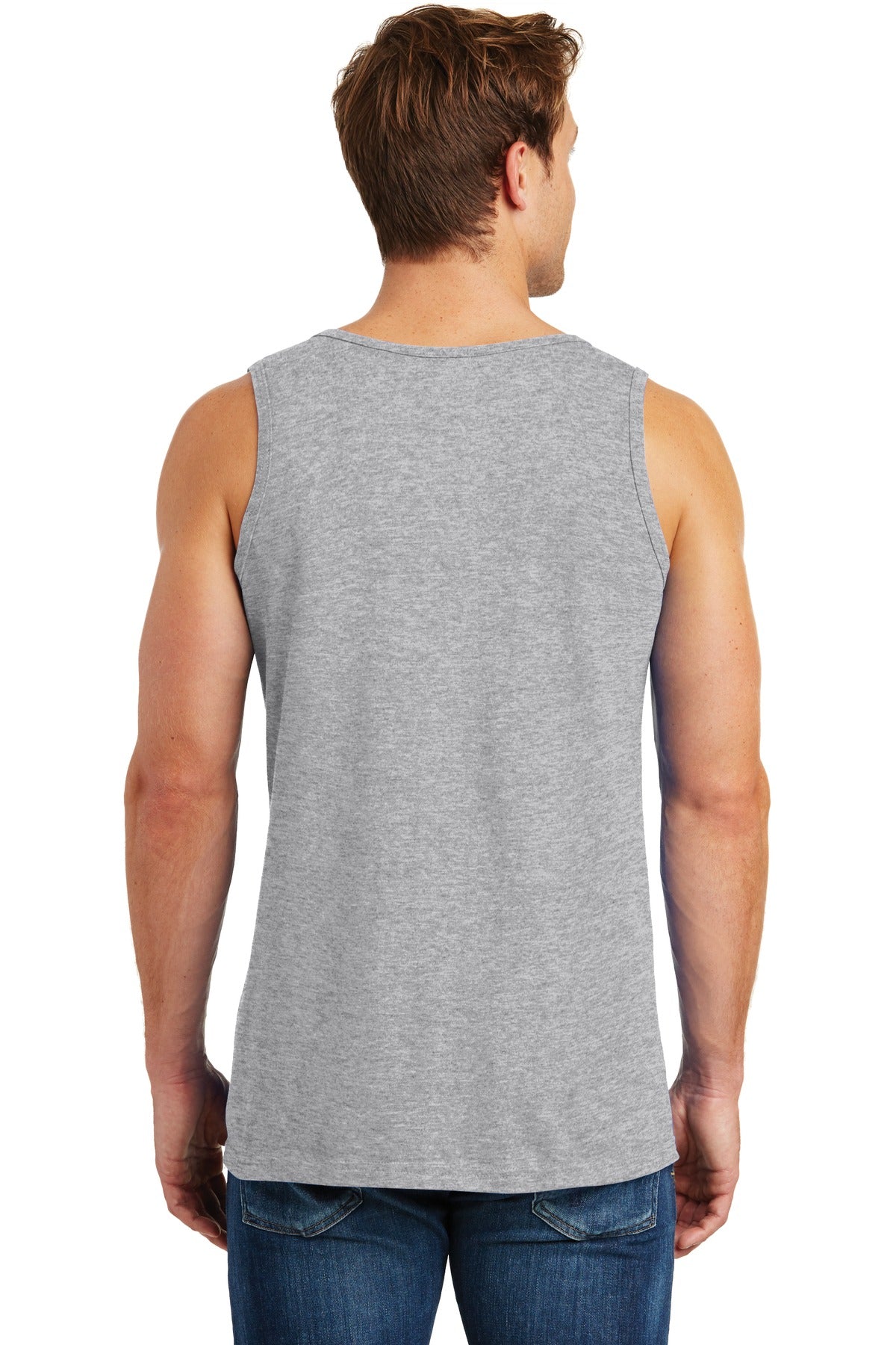 Sport Grey Gildan Heavy Cotton Tank Top. G5200