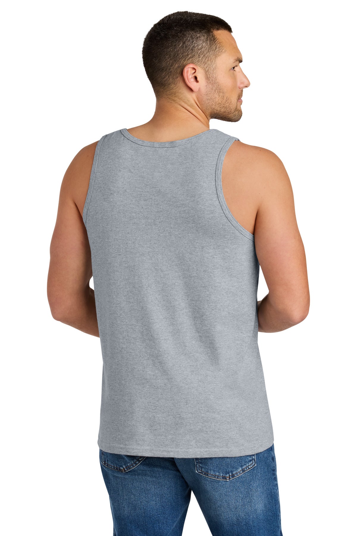 Sport Grey Gildan Heavy Cotton Tank Top. G5200