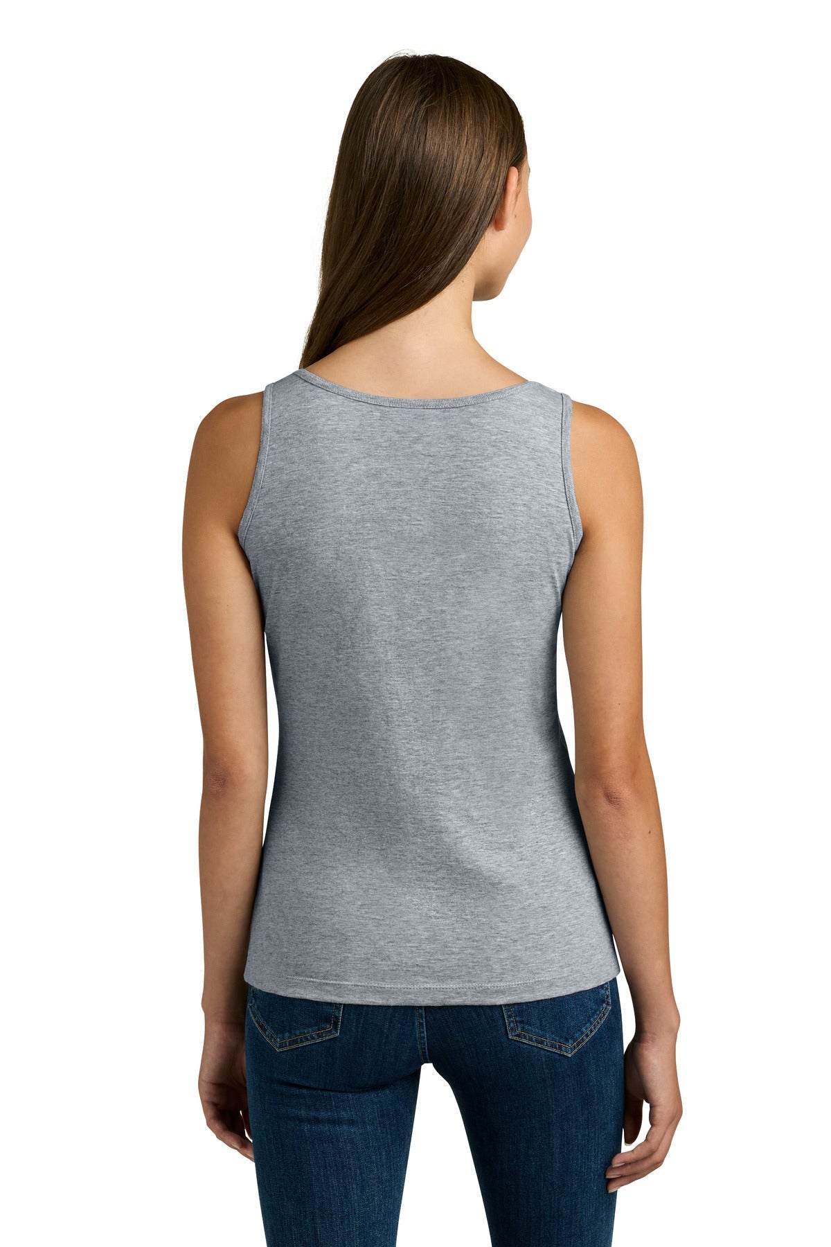 Sport Grey Gildan Softstyle Junior Fit Tank Top. 64200L