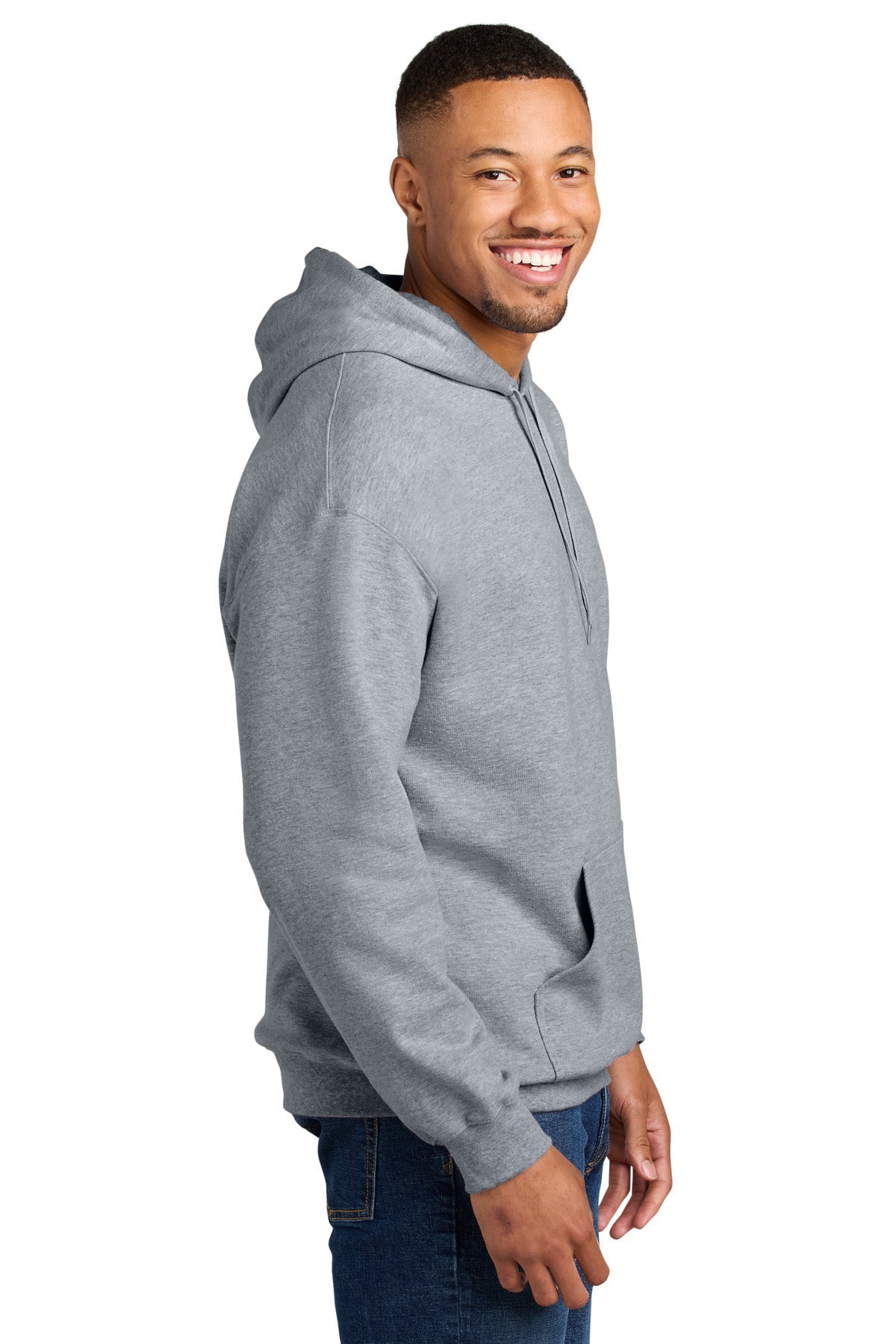 SportGrey Gildan Softstyle Midweight Pullover Hooded Sweatshirt SF500
