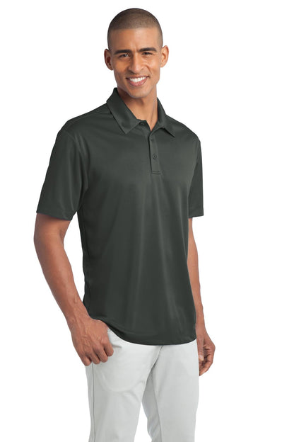 Steel Grey Port Authority Silk Touch Performance Polo. K540