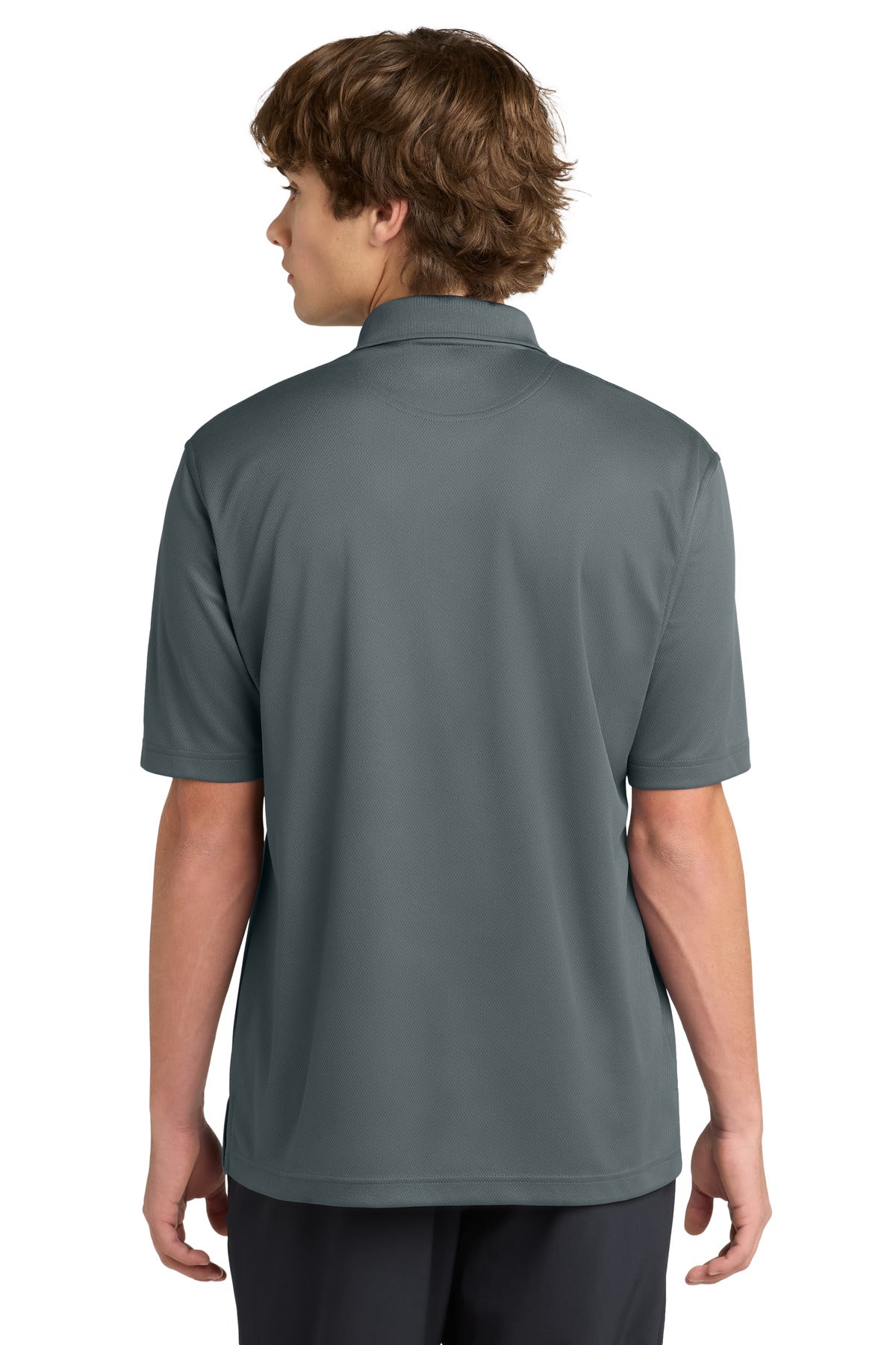 Steel Sport-Tek Dri-Mesh Polo. K469