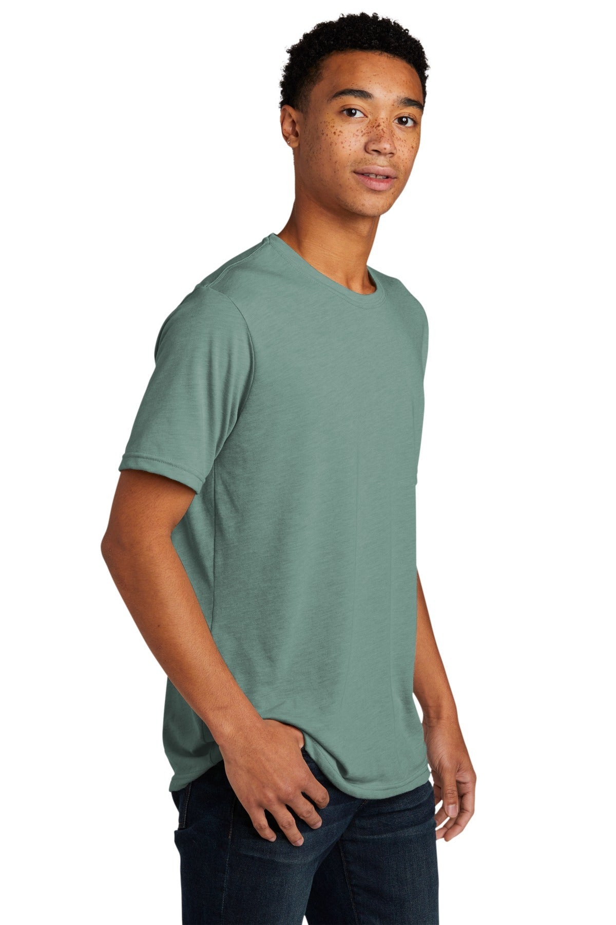 StnwshGrn Next Level Apparel Adult Poly/Cotton Tee. NL6200