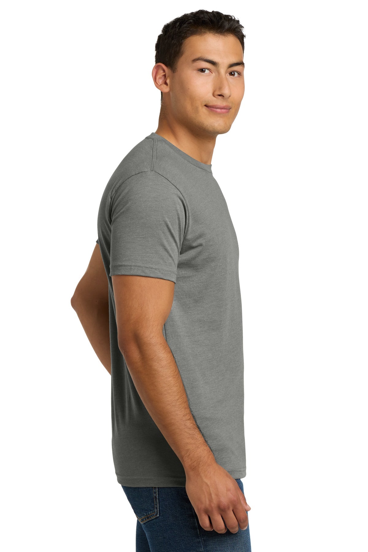 StoneGray Next Level Apparel Adult CVC Tee. NL6210