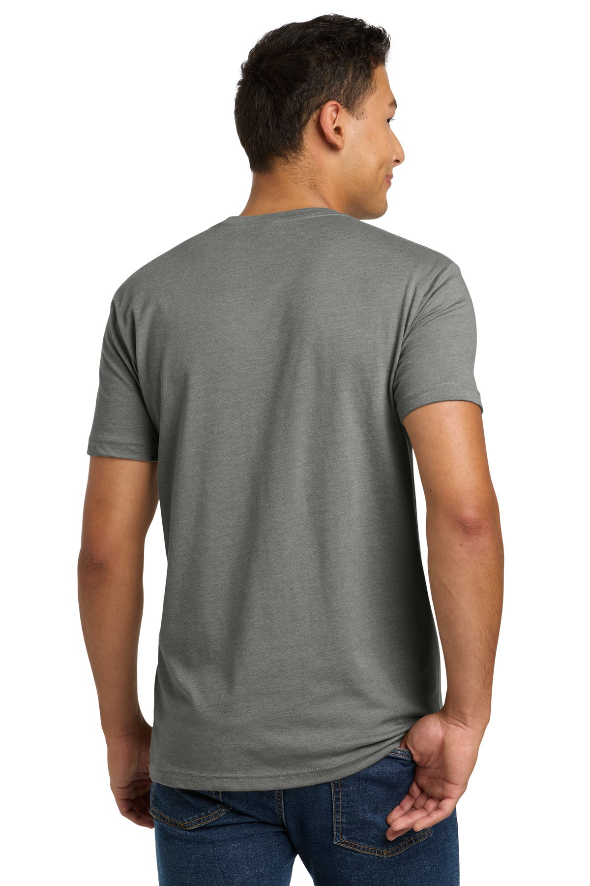 StoneGray Next Level Apparel Adult CVC Tee. NL6210
