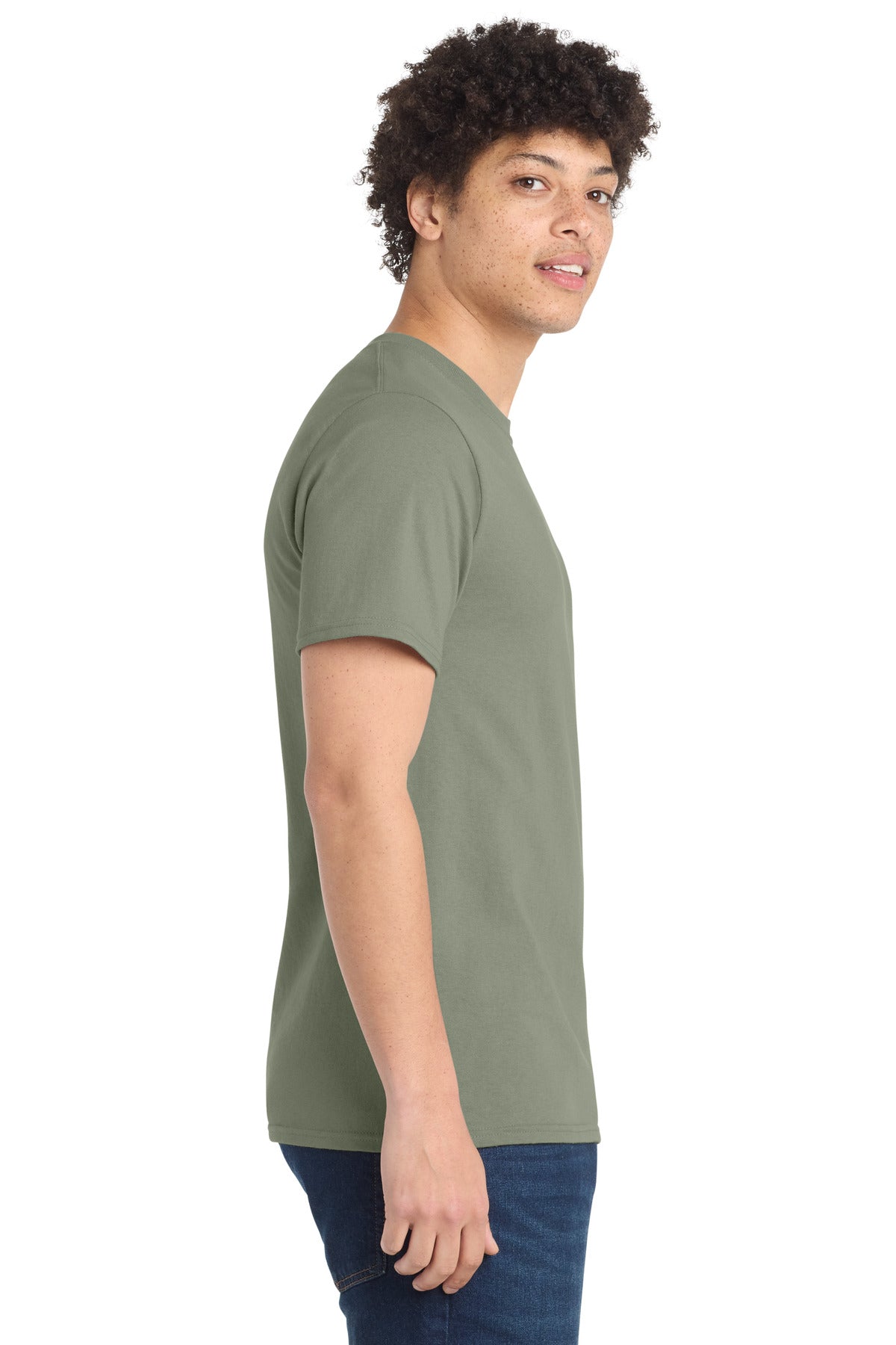 Stonewshd Grn Port & Co Tall Essential Tee. PC61T