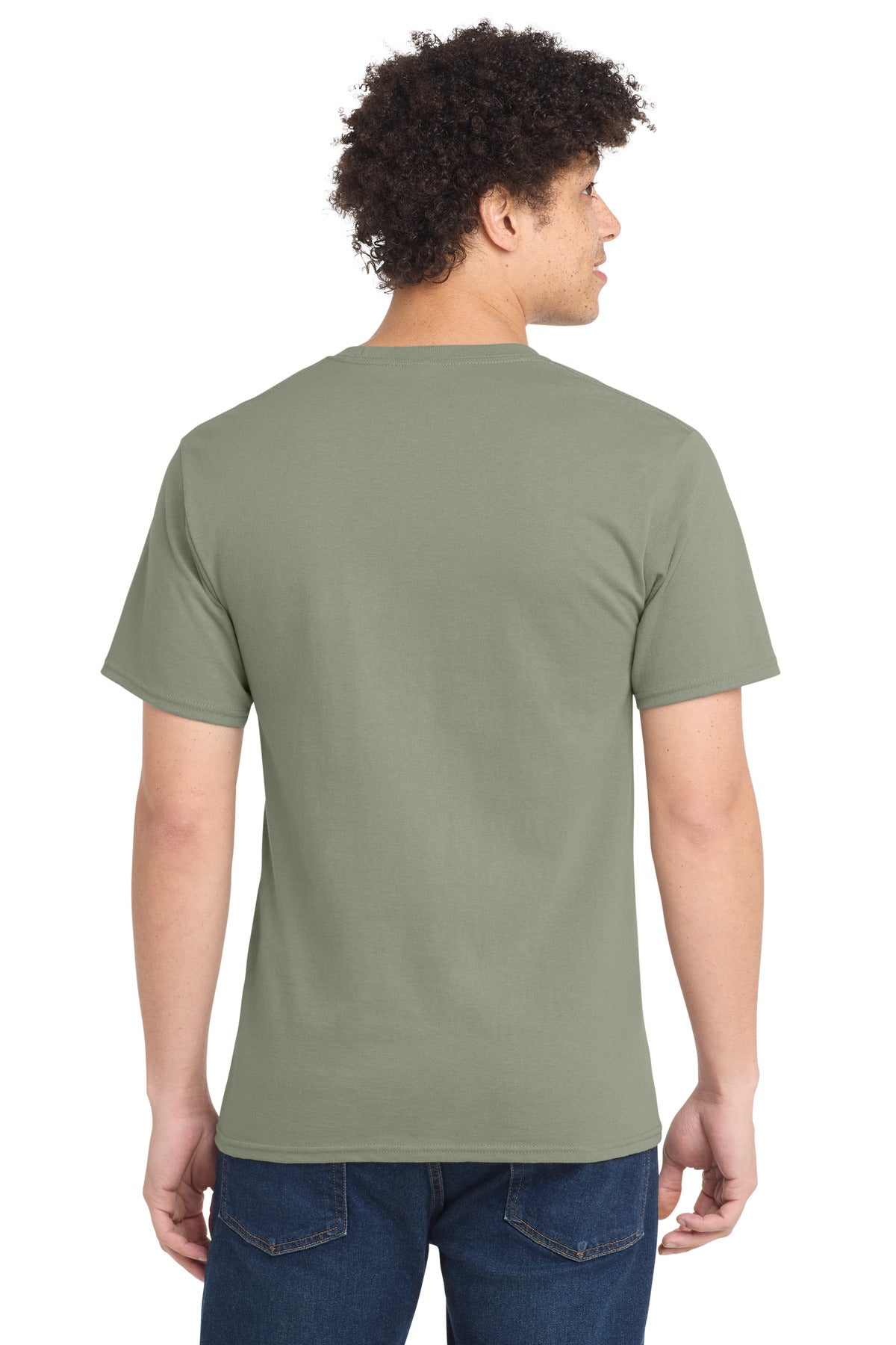 Stonewshd Grn Port & Co Tall Essential Tee. PC61T