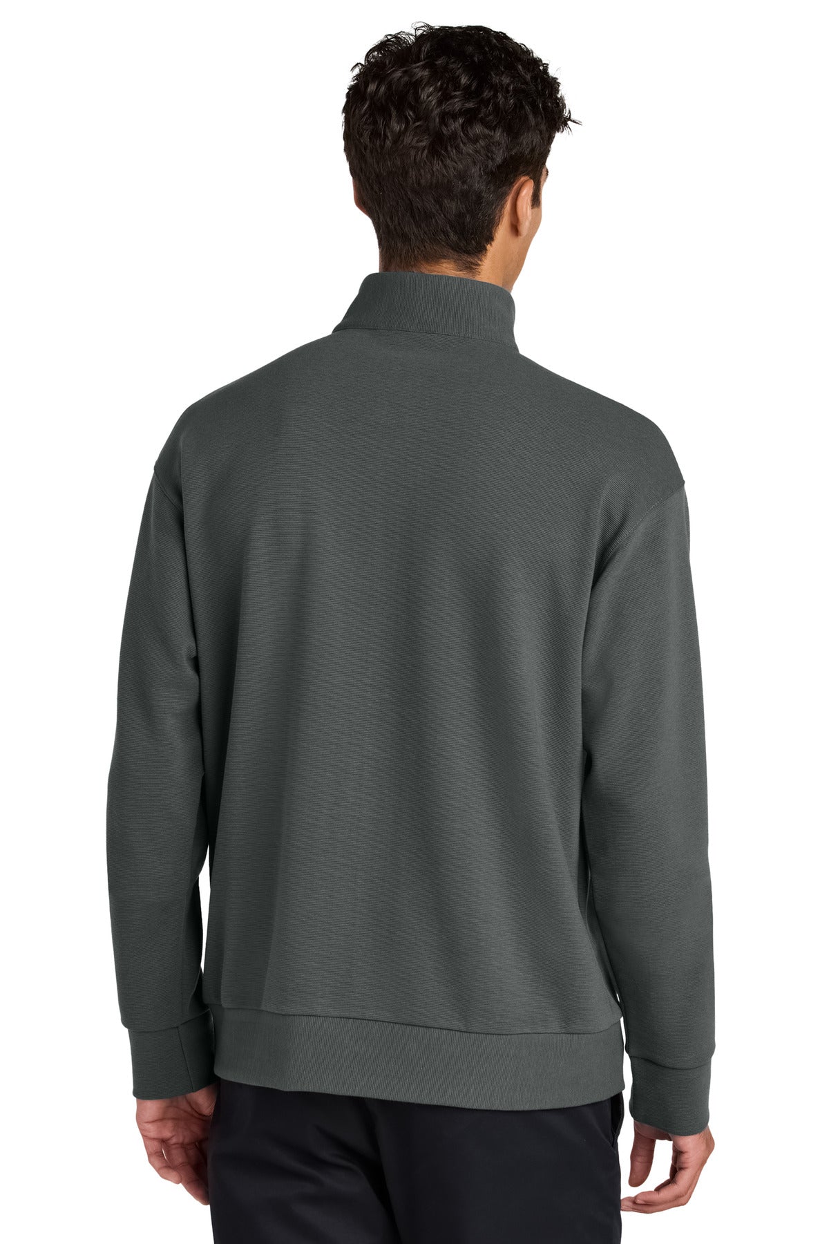 StormGrey Mercer+Mettle Linear Texture 1/4-Zip MM3040