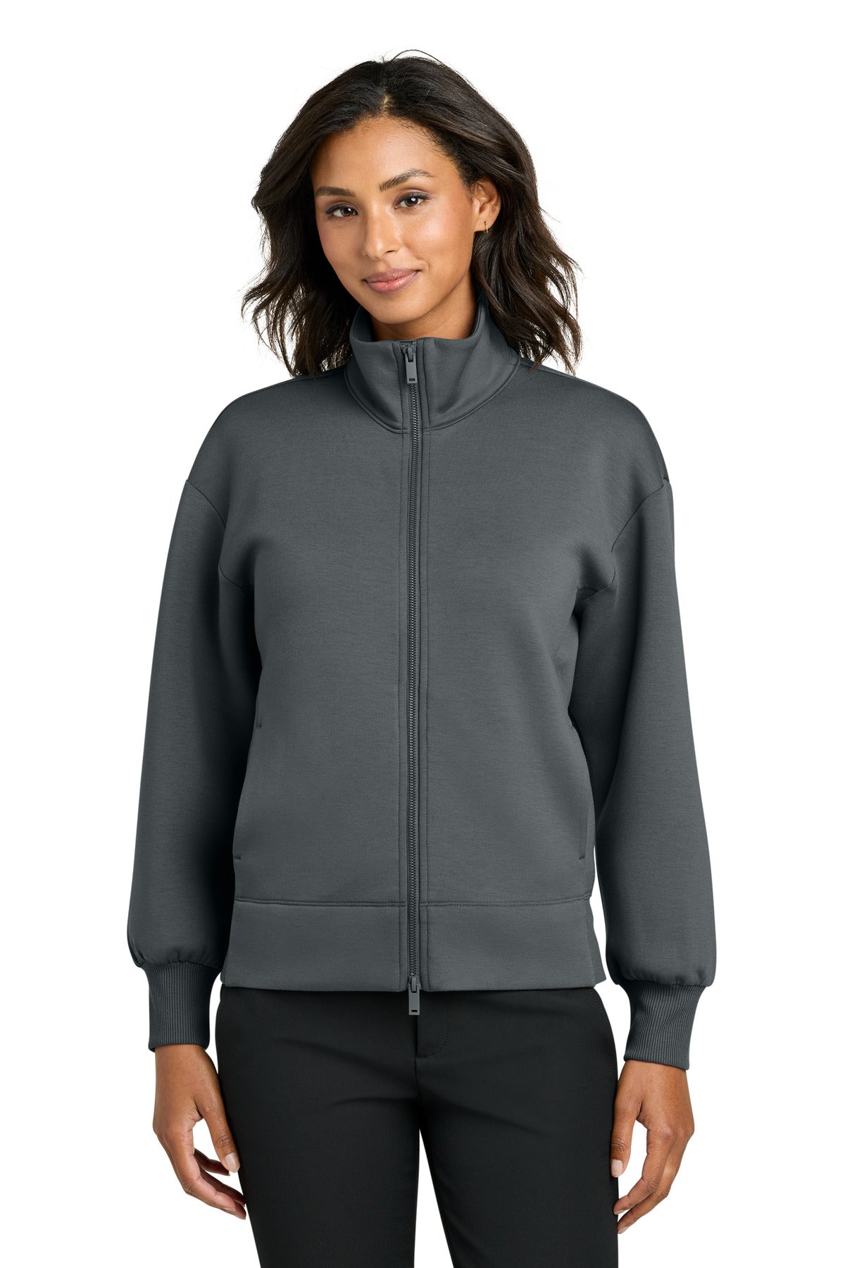 StormGrey Mercer+Mettle Women's Soft Spacer Full-Zip MM3103