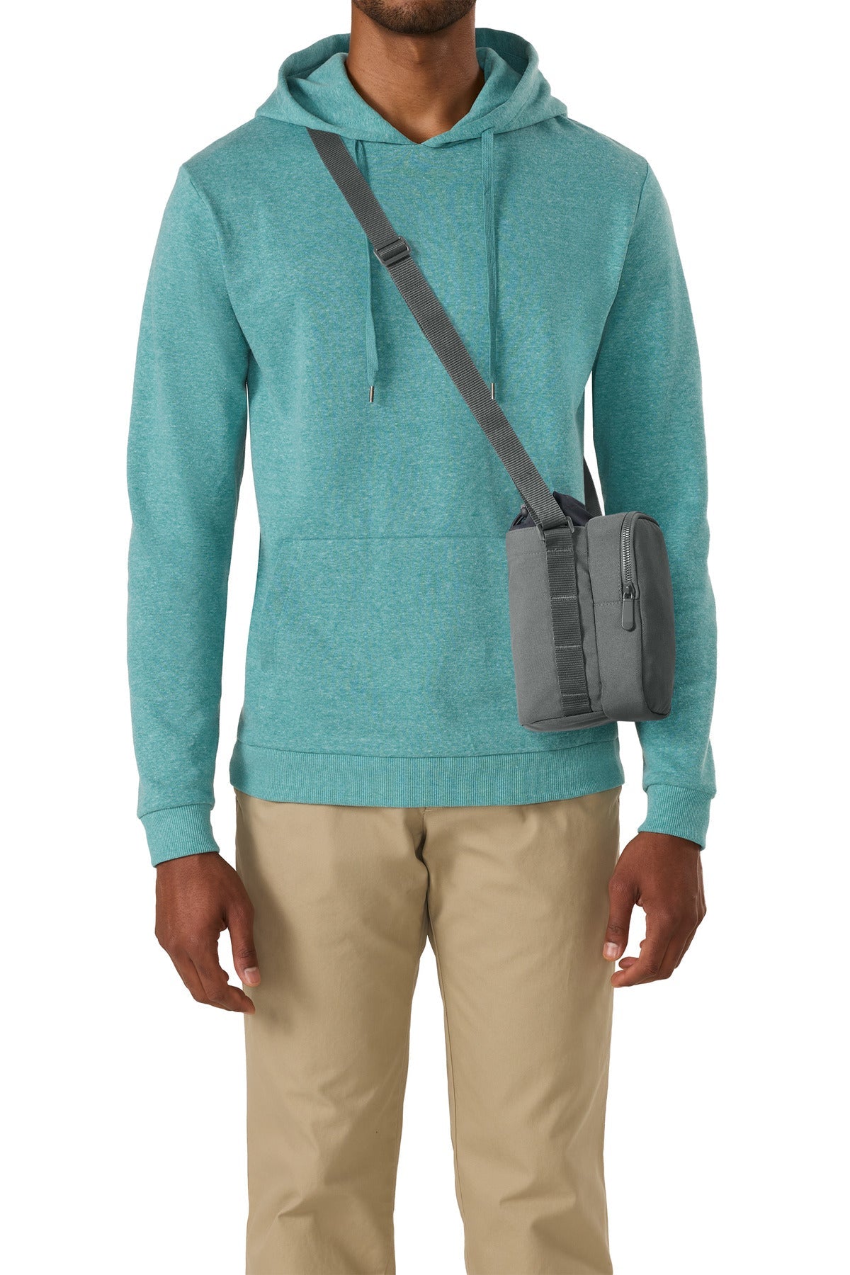 StormGrey Port Authority Matte Oxford Hydration Crossbody BG941