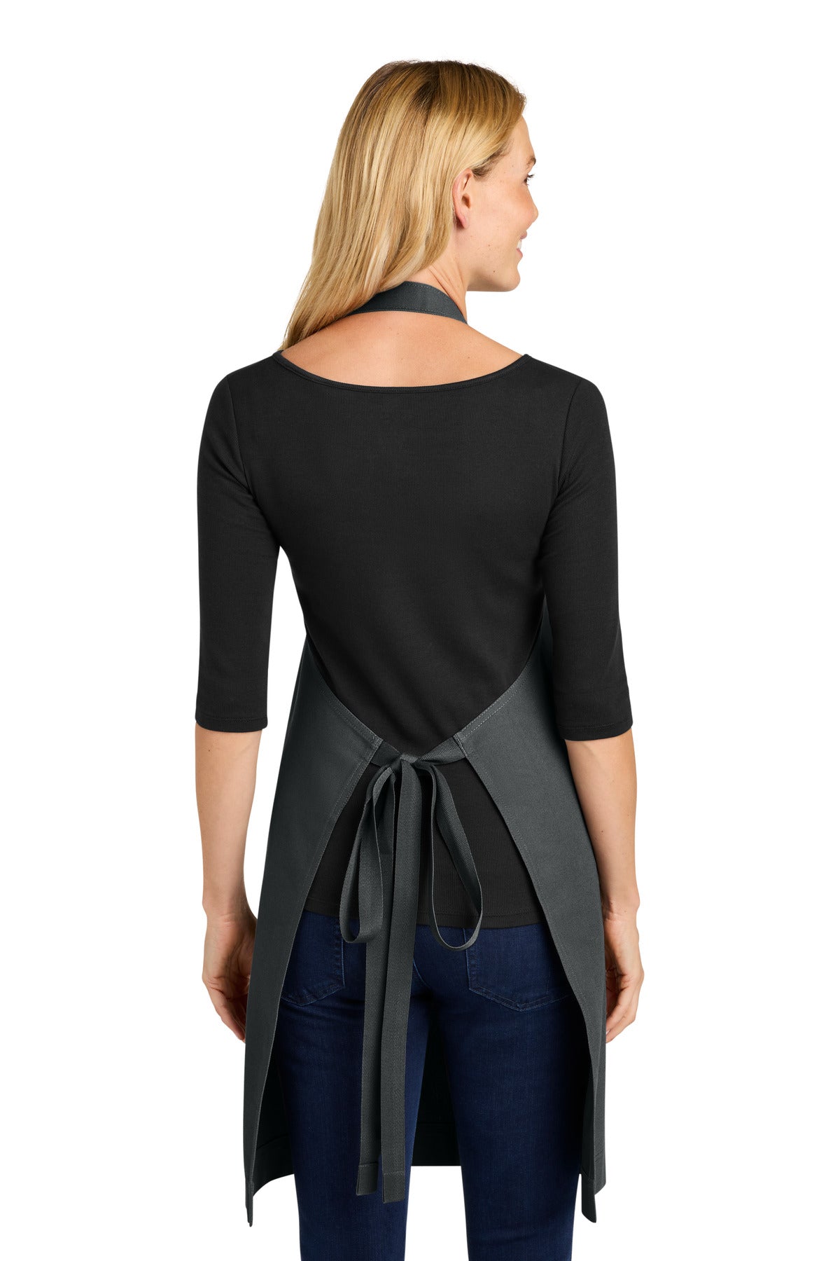 StormGrey Port Authority Signature Heavy Twill Bib Apron A900