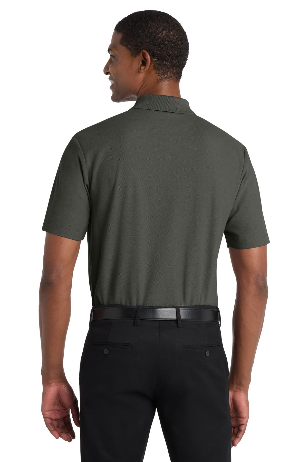 StormGrey Port Authority SuperPro React Polo. K810