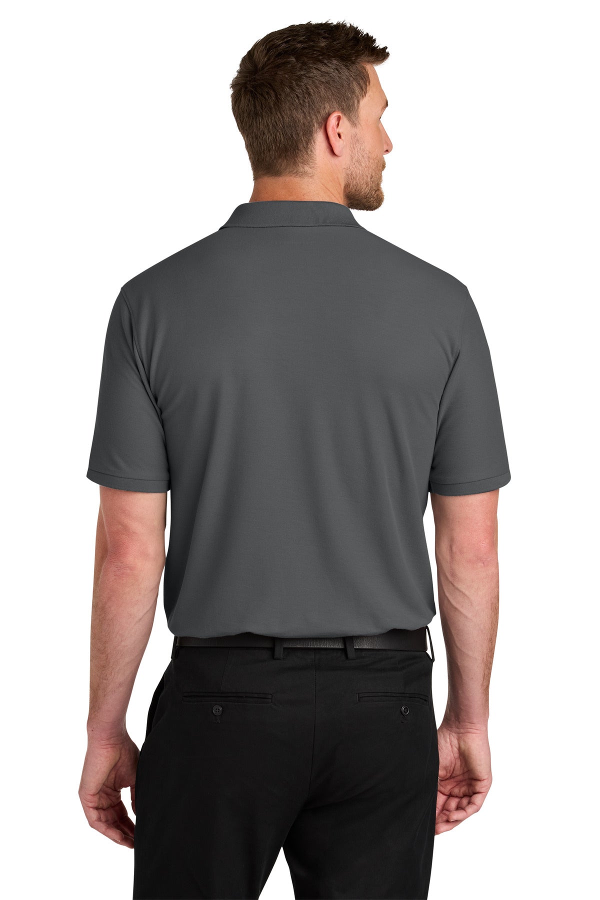 StormGrey Port Authority Wearever Signature Pique Polo K200