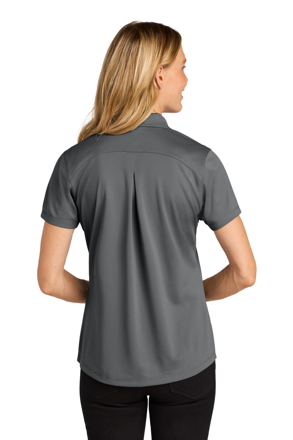 StormGrey Port Authority Women's Wearever Performance Pique Polo LK240