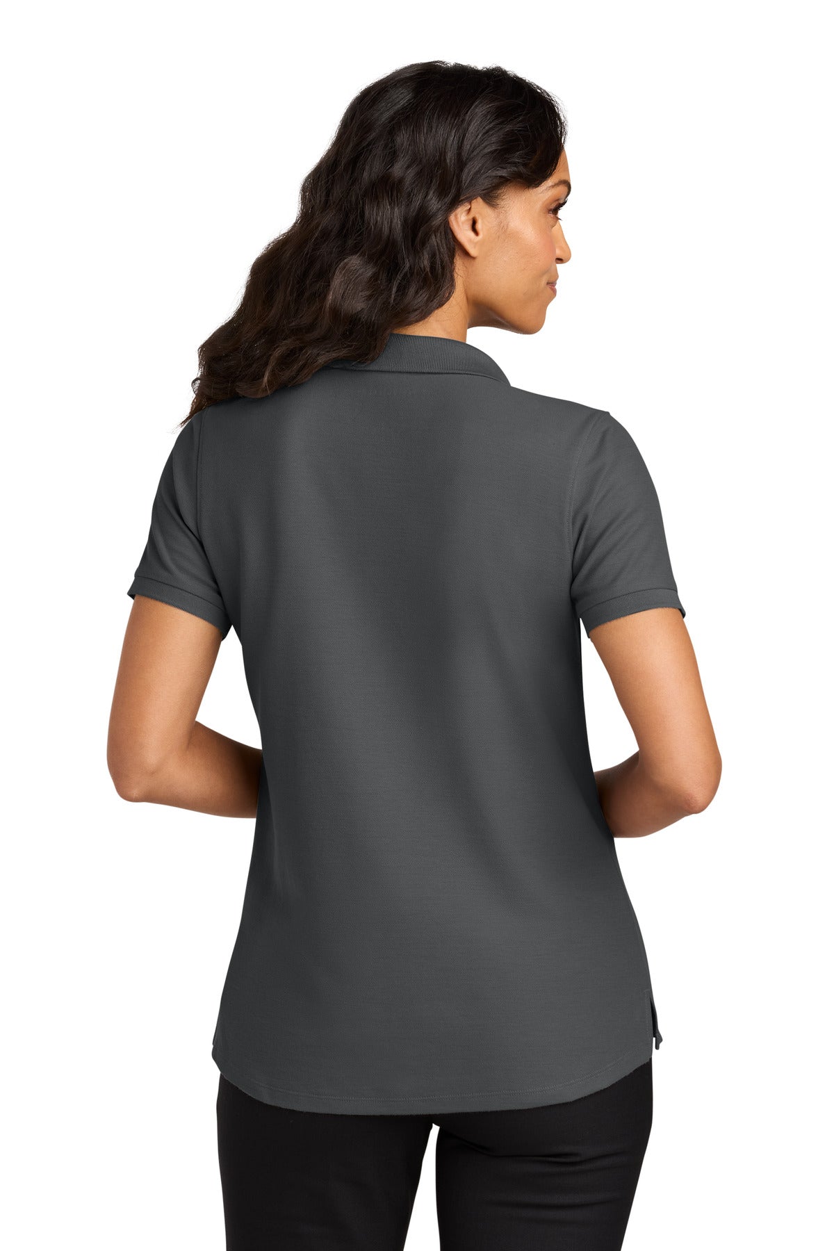 StormGrey Port Authority Women's Wearever Signature Pique Polo LK200