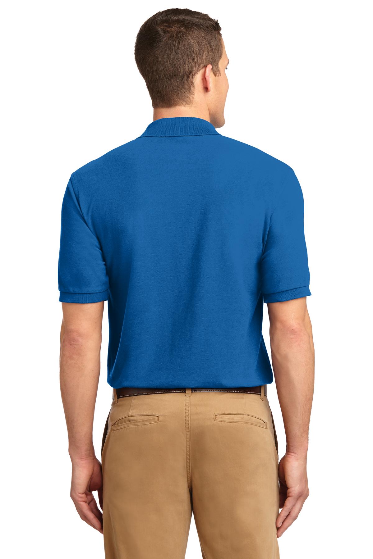 Strong Blue Port Authority Extended Size Silk Touch Polo K500ES