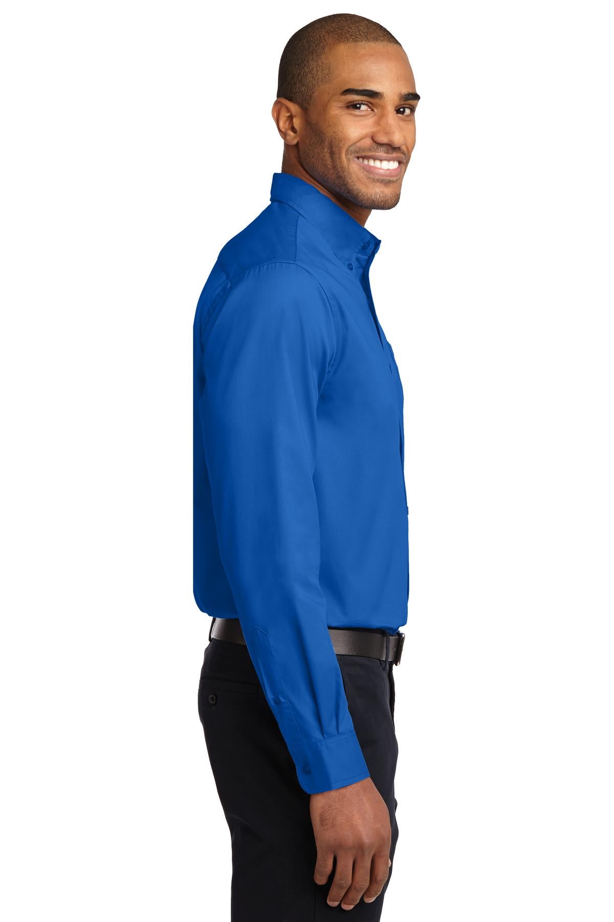 Strong Blue Port Authority Long Sleeve Easy Care Shirt S608