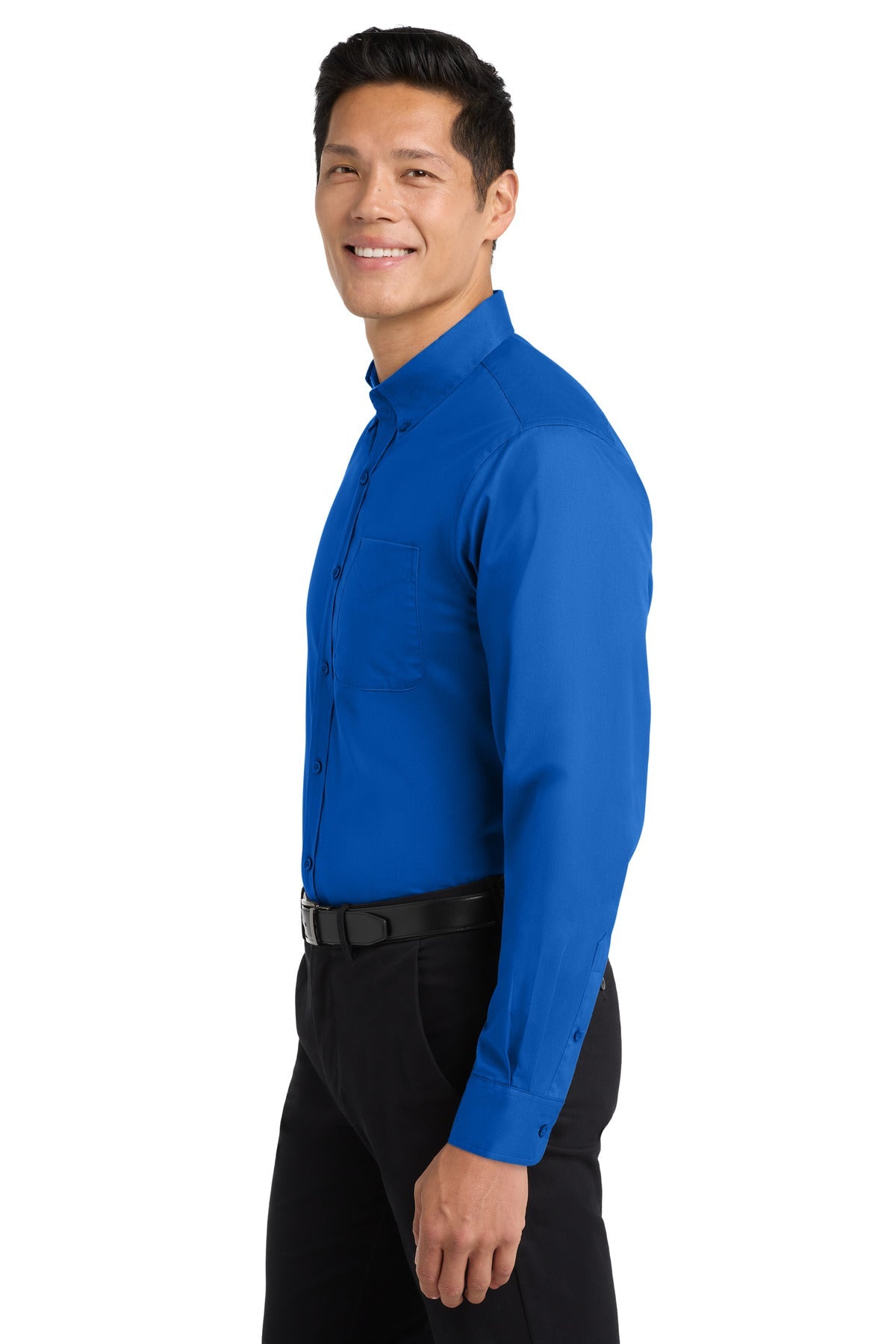 Strong Blue Port Authority Long Sleeve Easy Care Shirt S608