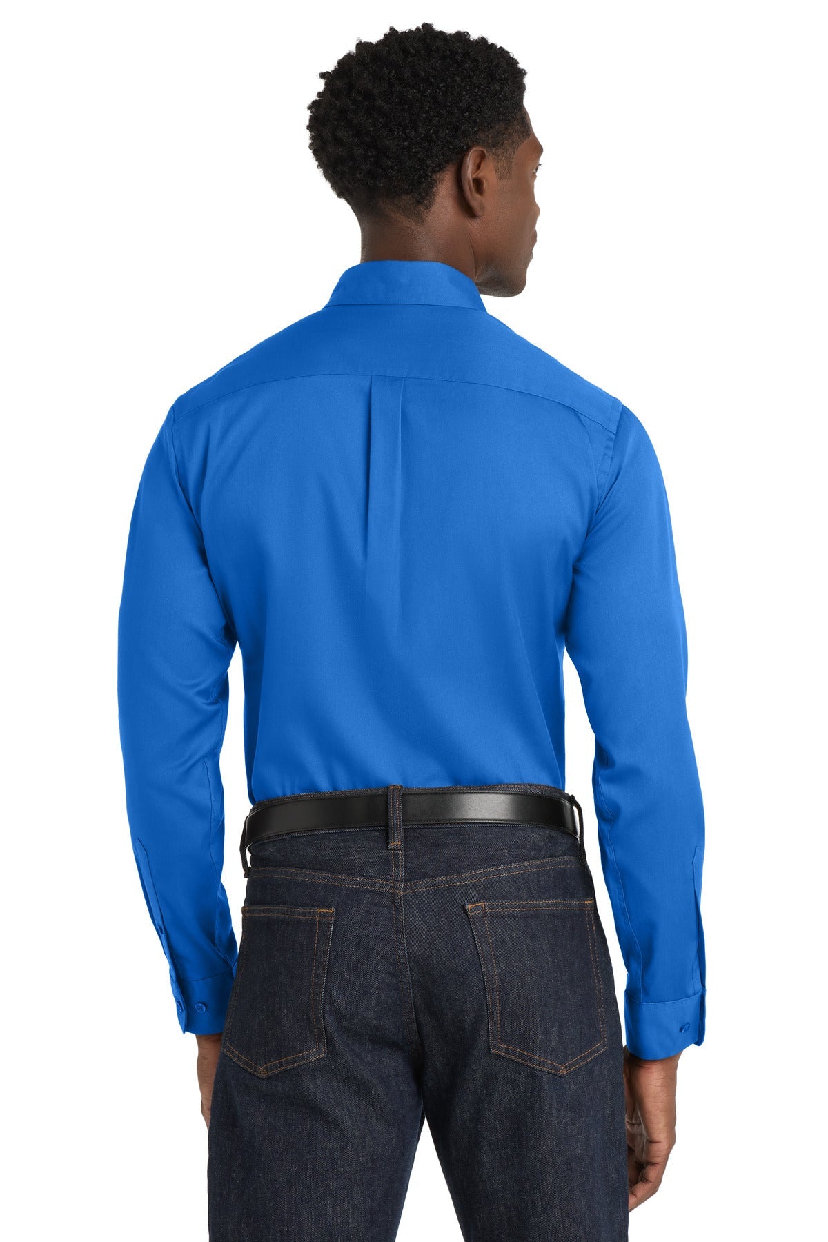 StrongBlue Port Authority Long Sleeve SuperPro React Twill Shirt. W808