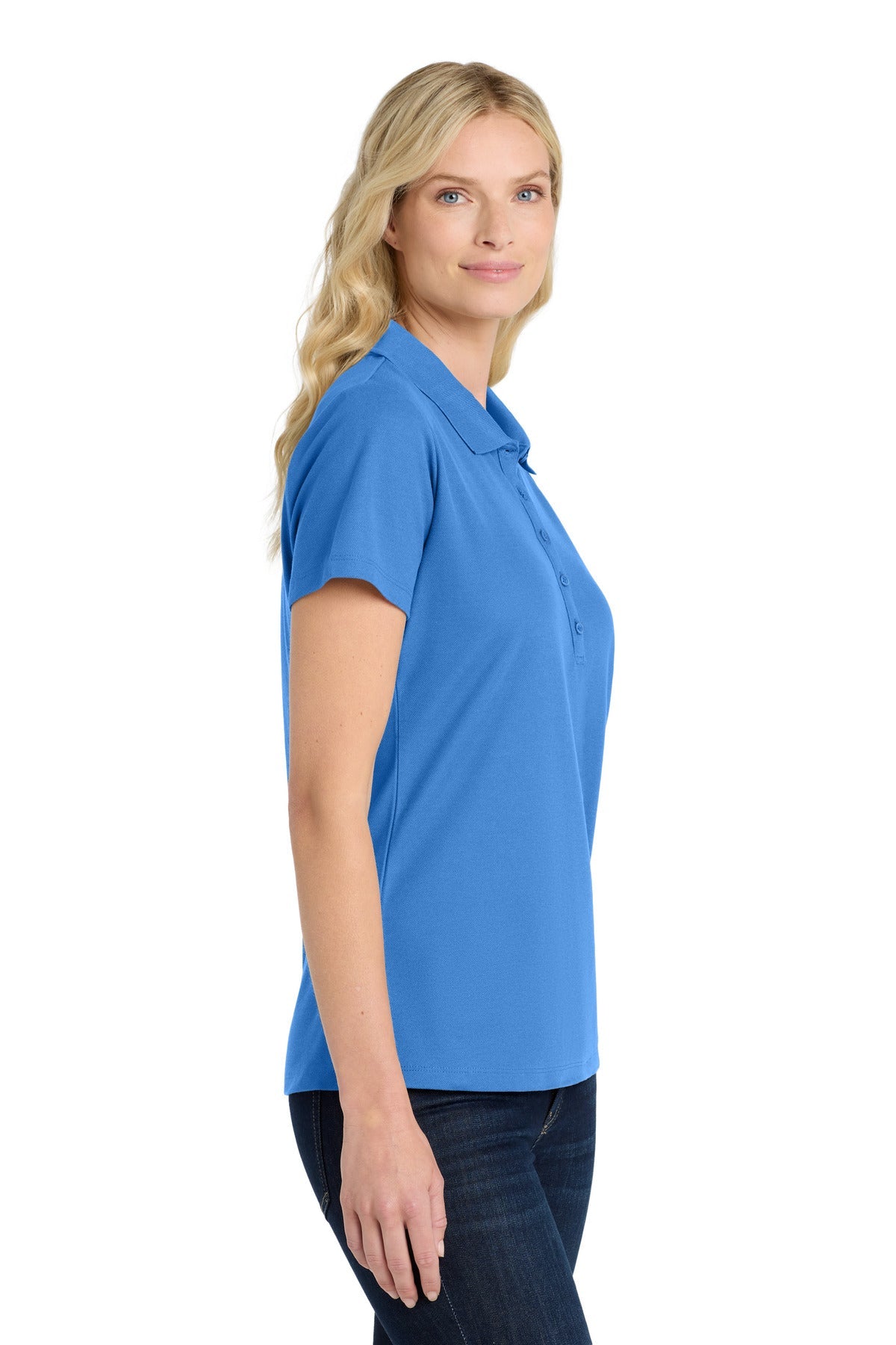 StrongBlue Port Authority Women's SuperPro React Polo. LK810