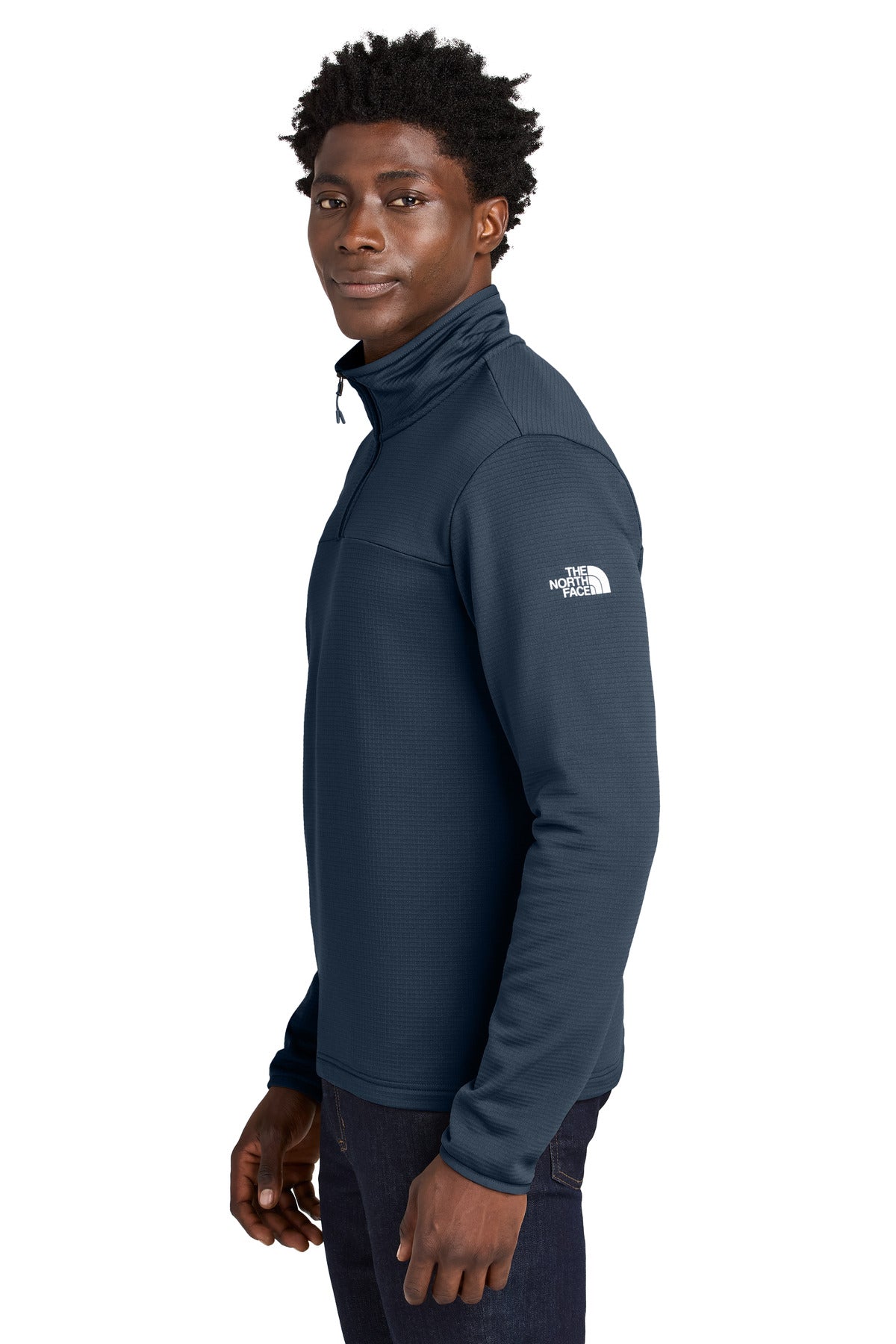 SummitNavy The North Face Aim 1/4-Zip Fleece NF0A8ENJ