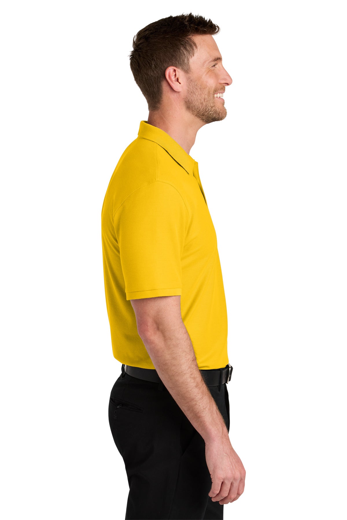 SunflwrYlw Port Authority Wearever Signature Pique Polo K200
