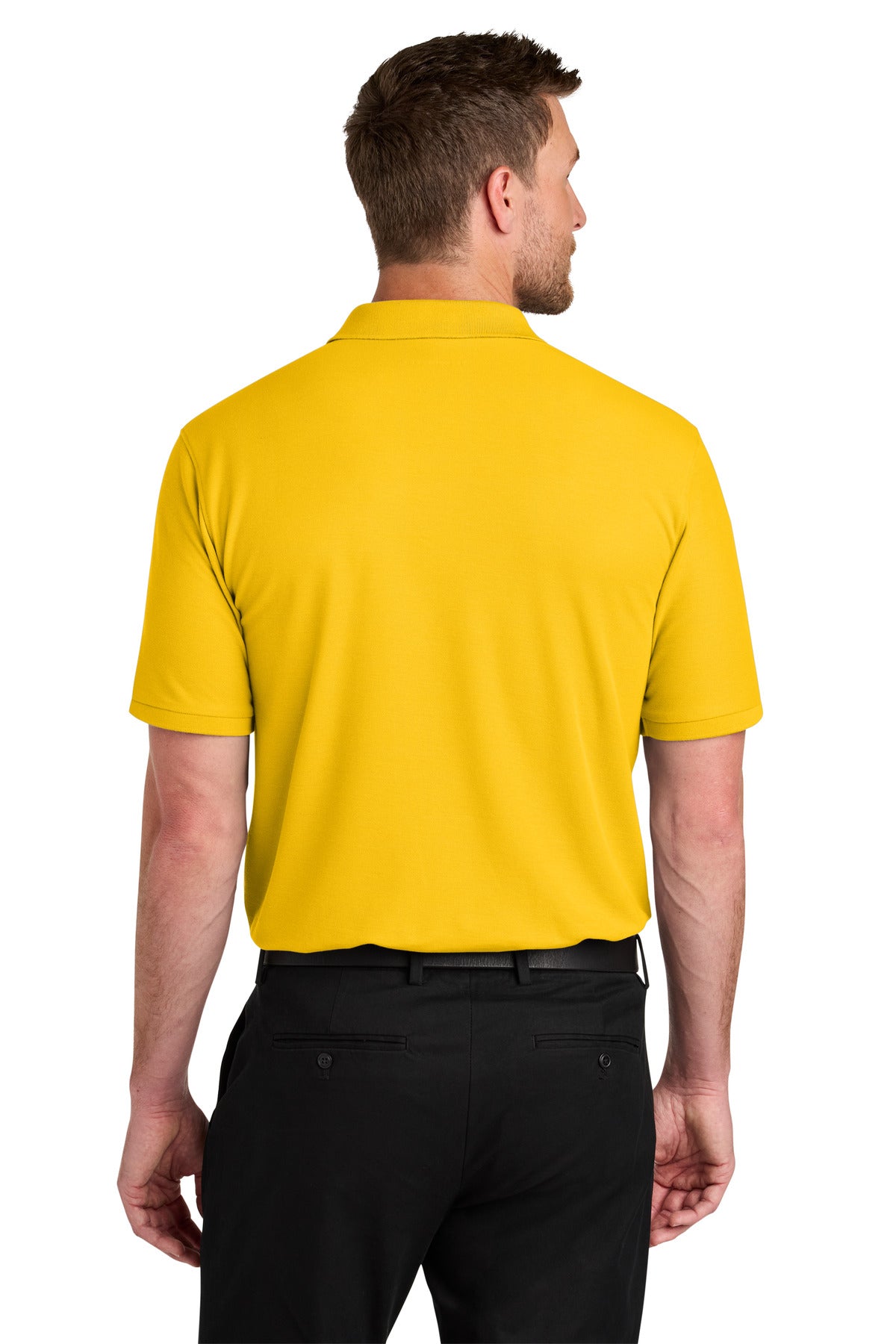 SunflwrYlw Port Authority Wearever Signature Pique Polo K200