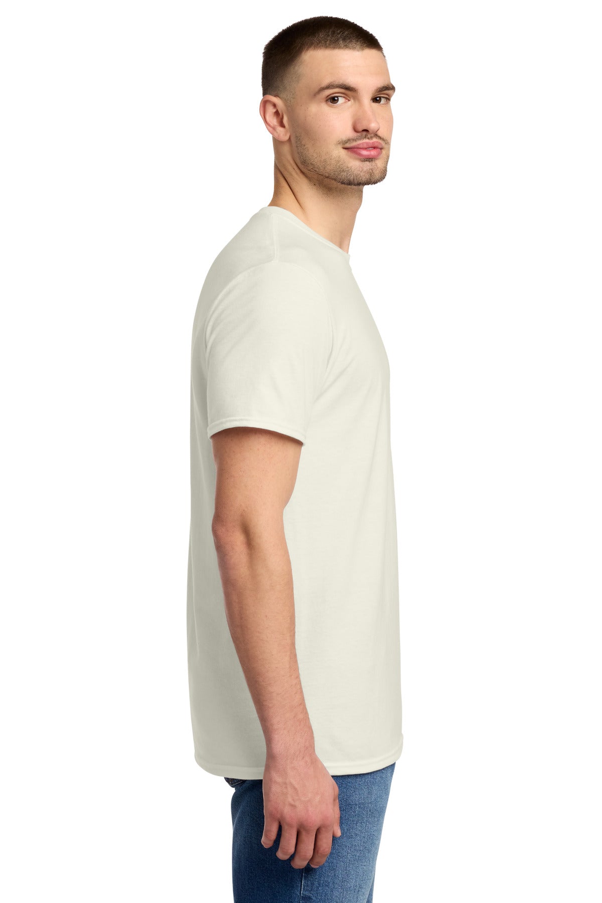 SwtCrmHthr Jerzees Premium Blend Ring Spun T-Shirt 560M